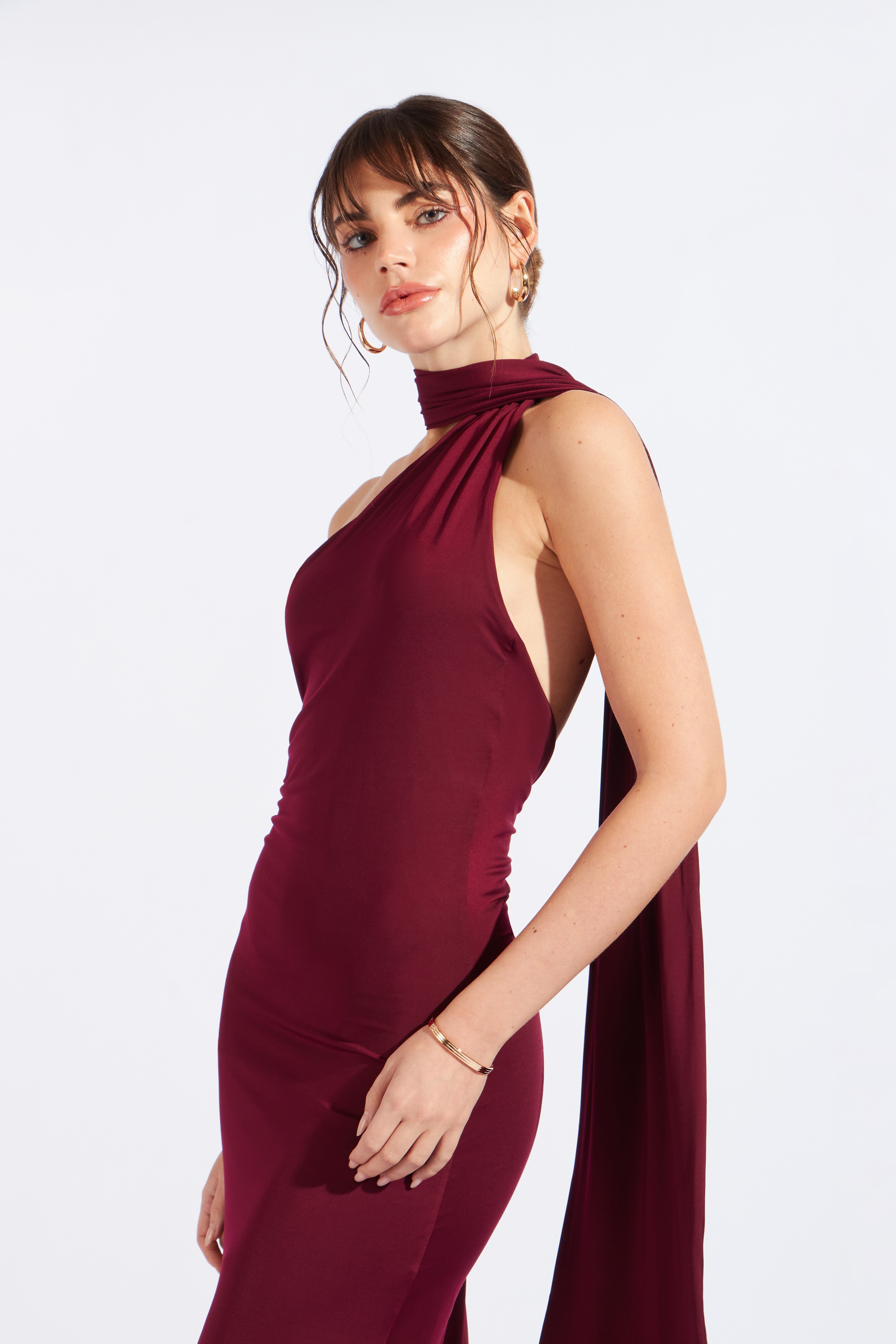 Vestido Atenas - Burgundy