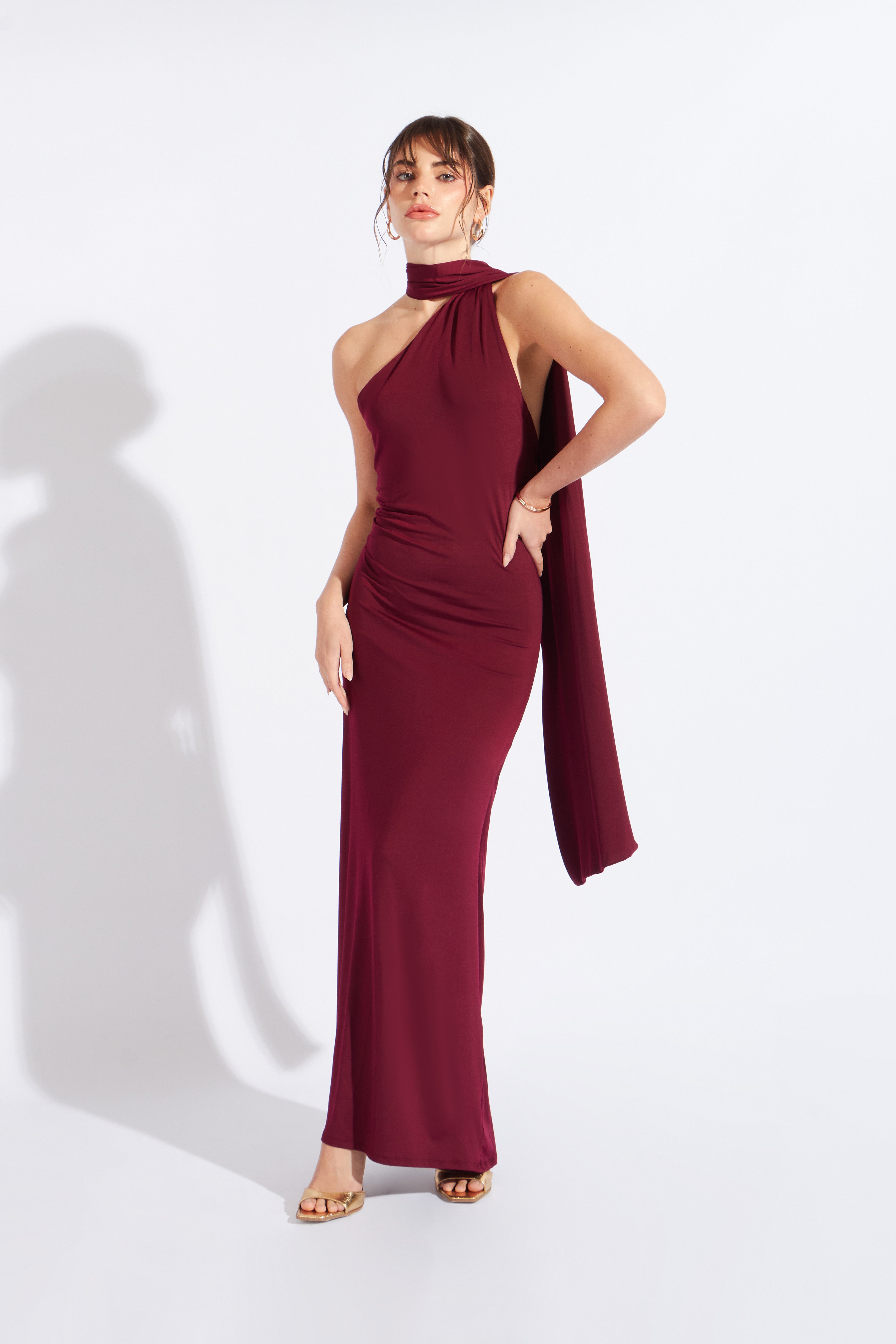 Vestido Atenas - Burgundy