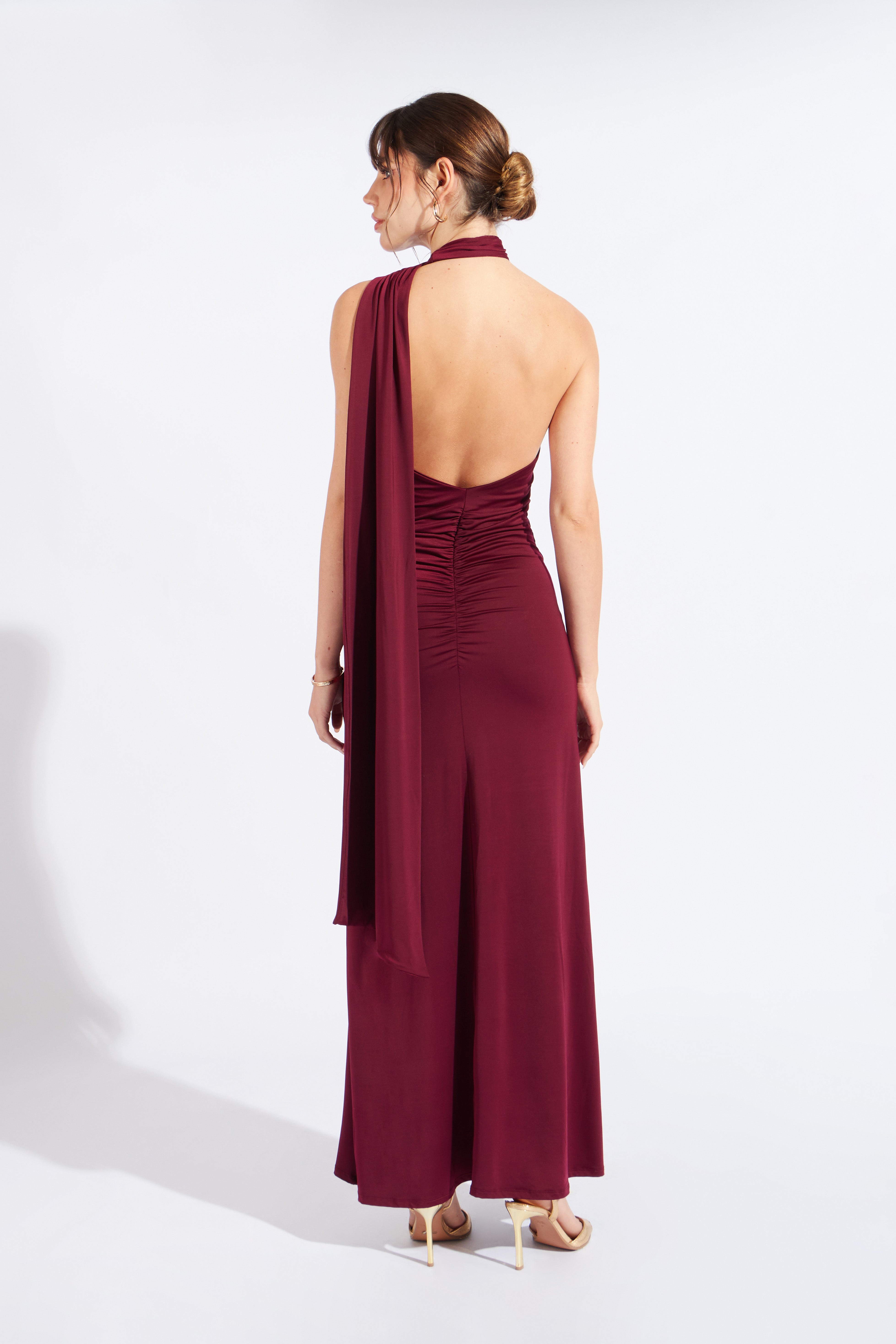 Vestido Atenas - Burgundy