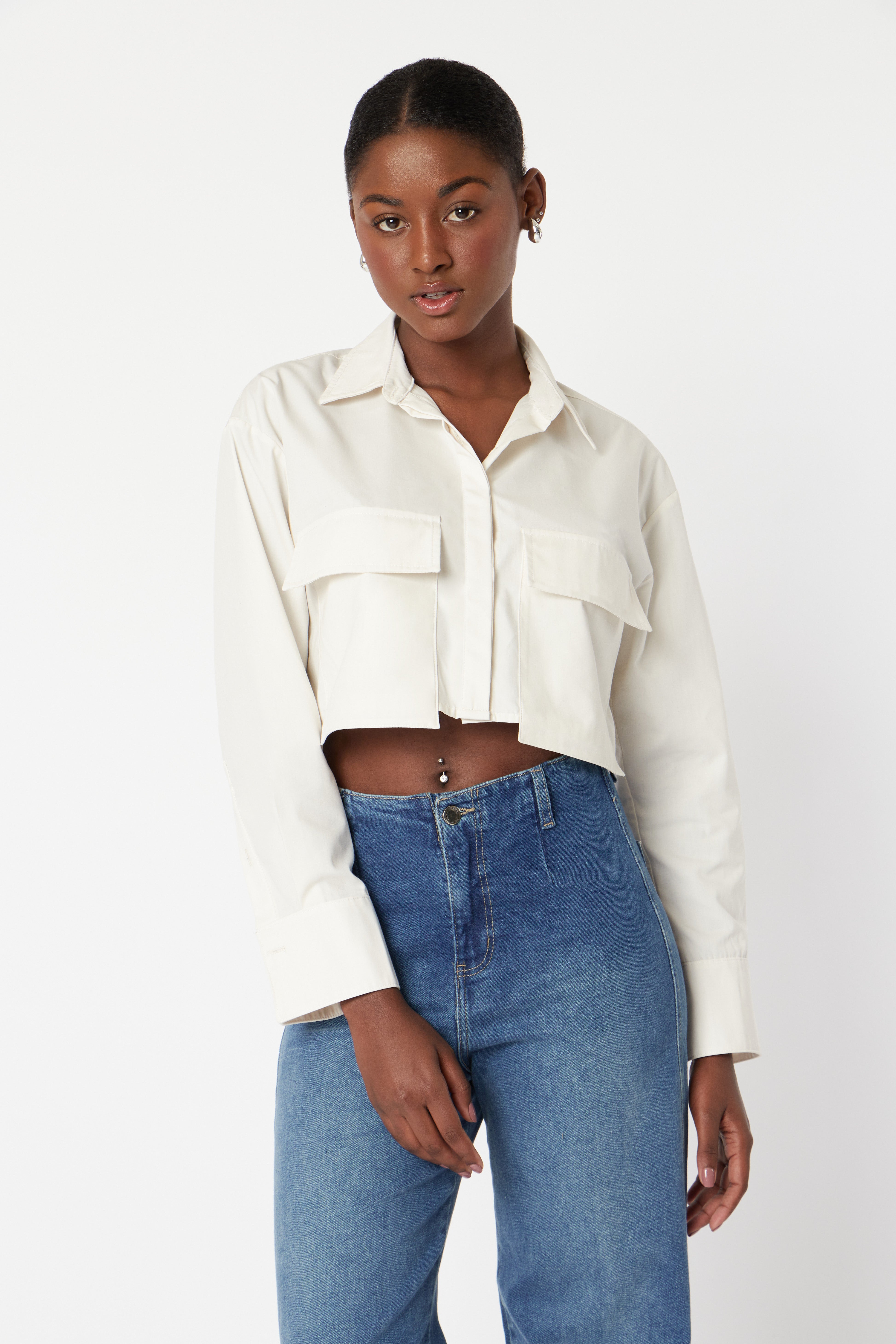 Blusa Claire - Hueso