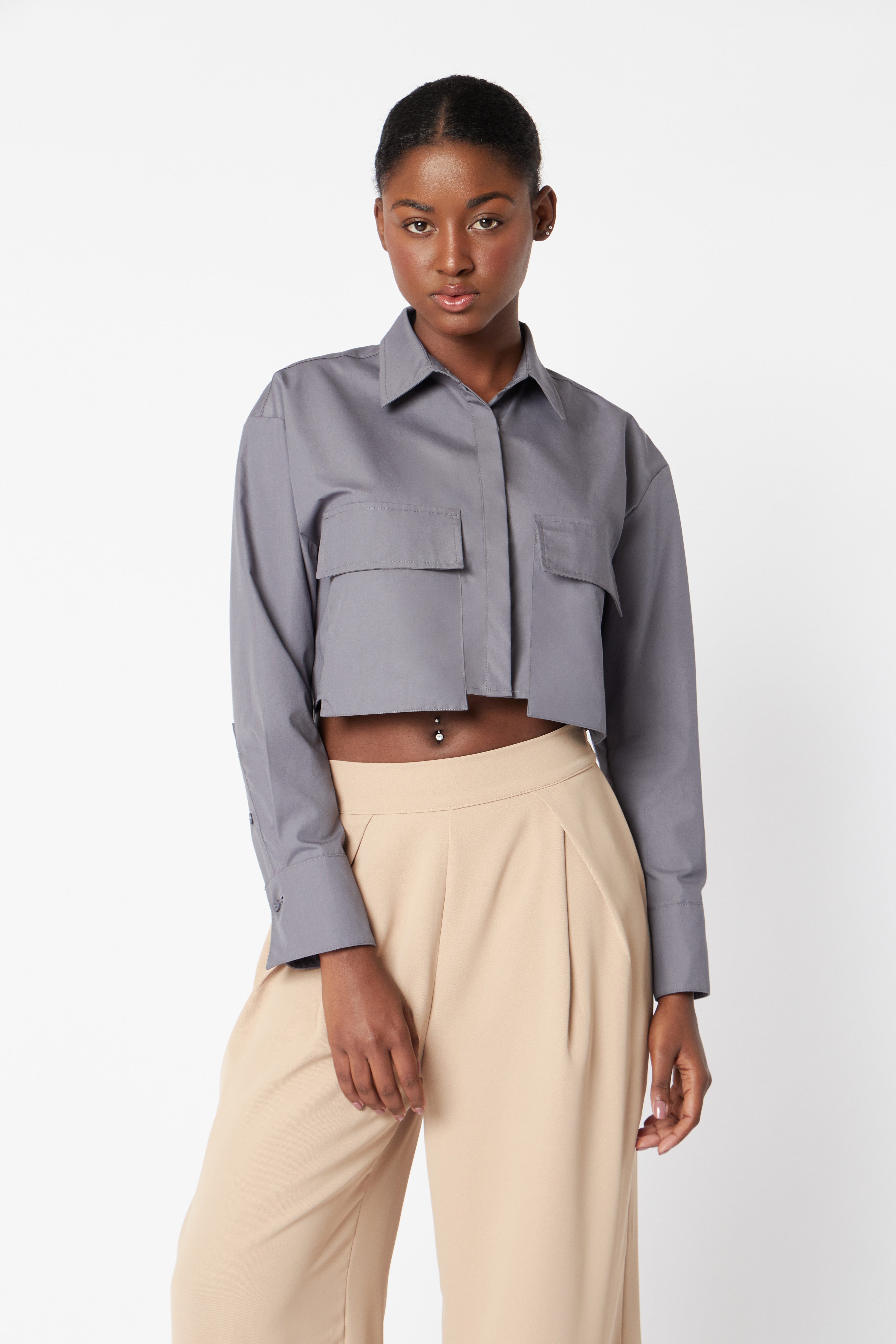 Blusa Claire - Gris