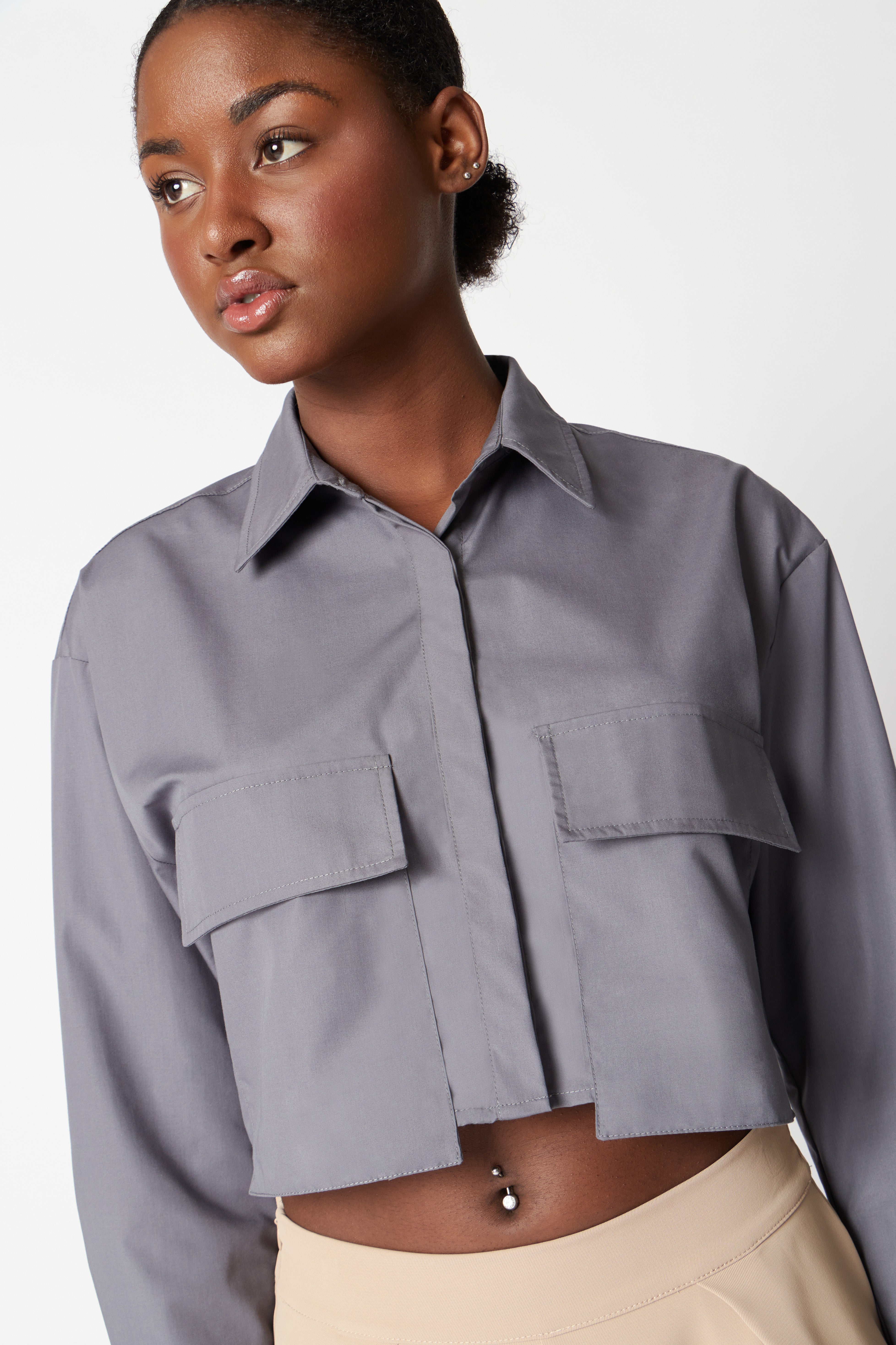 Blusa Claire - Gris