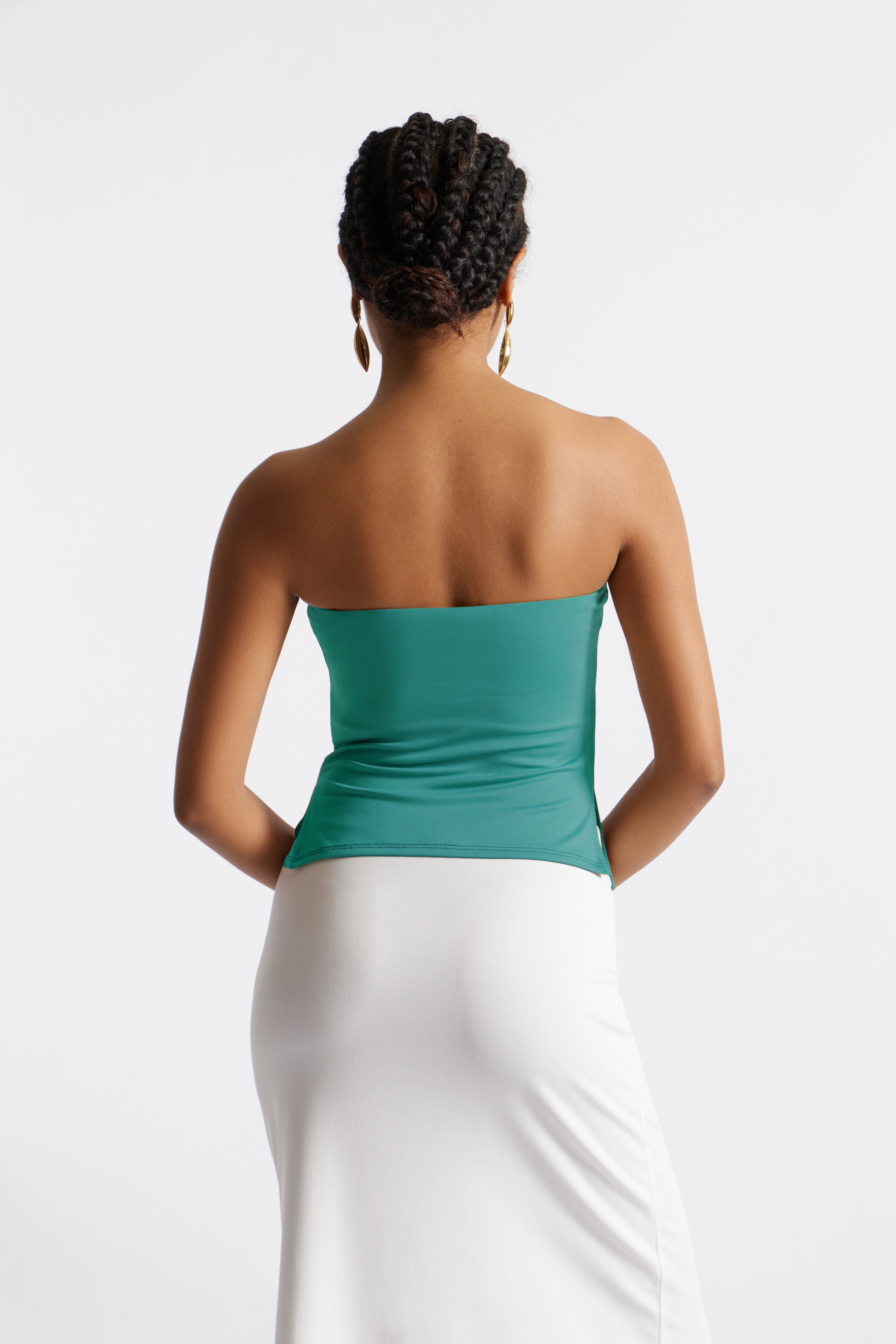 Top Strapples Recto - Verde Jade