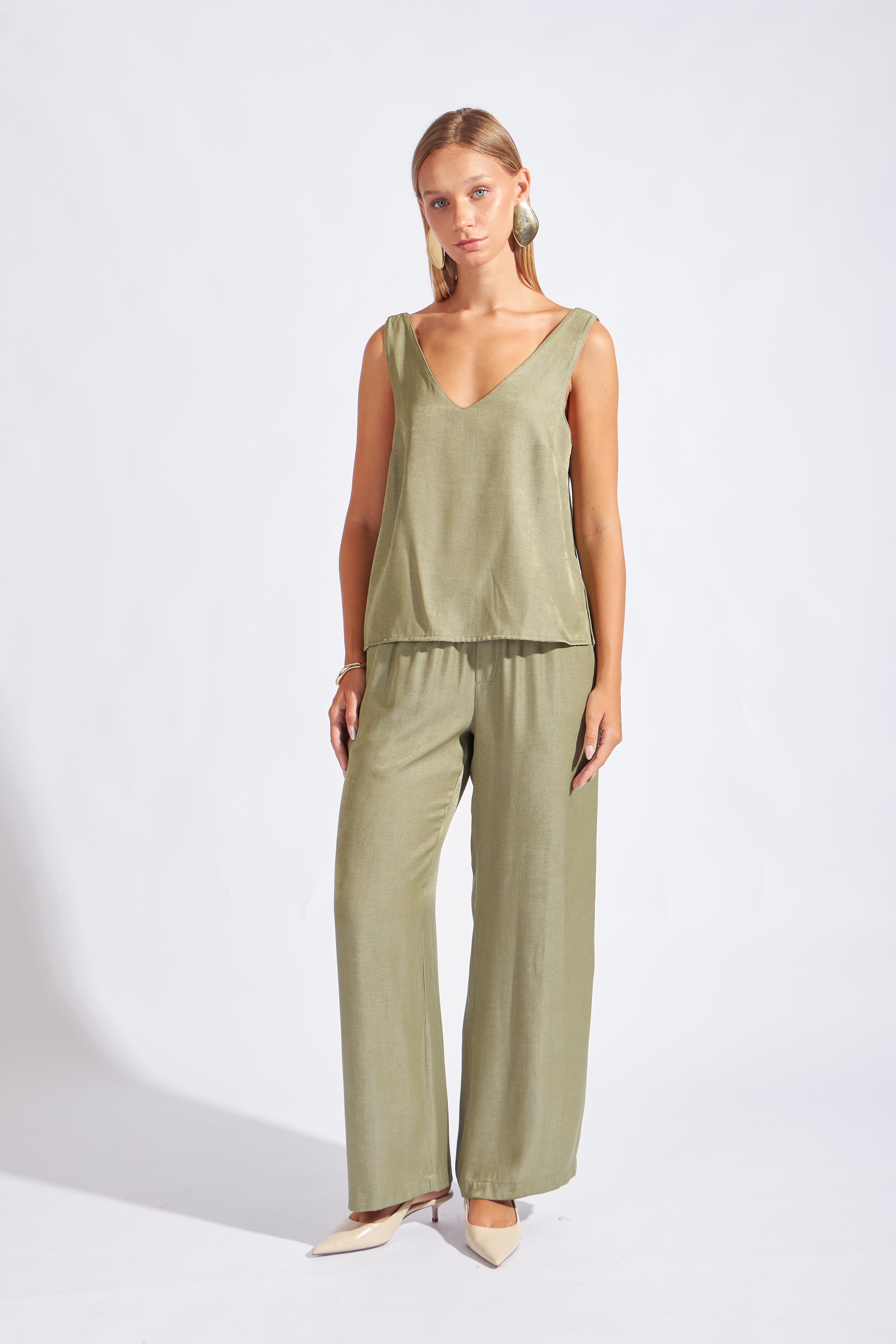 Blusa sin Mangas - Manzana