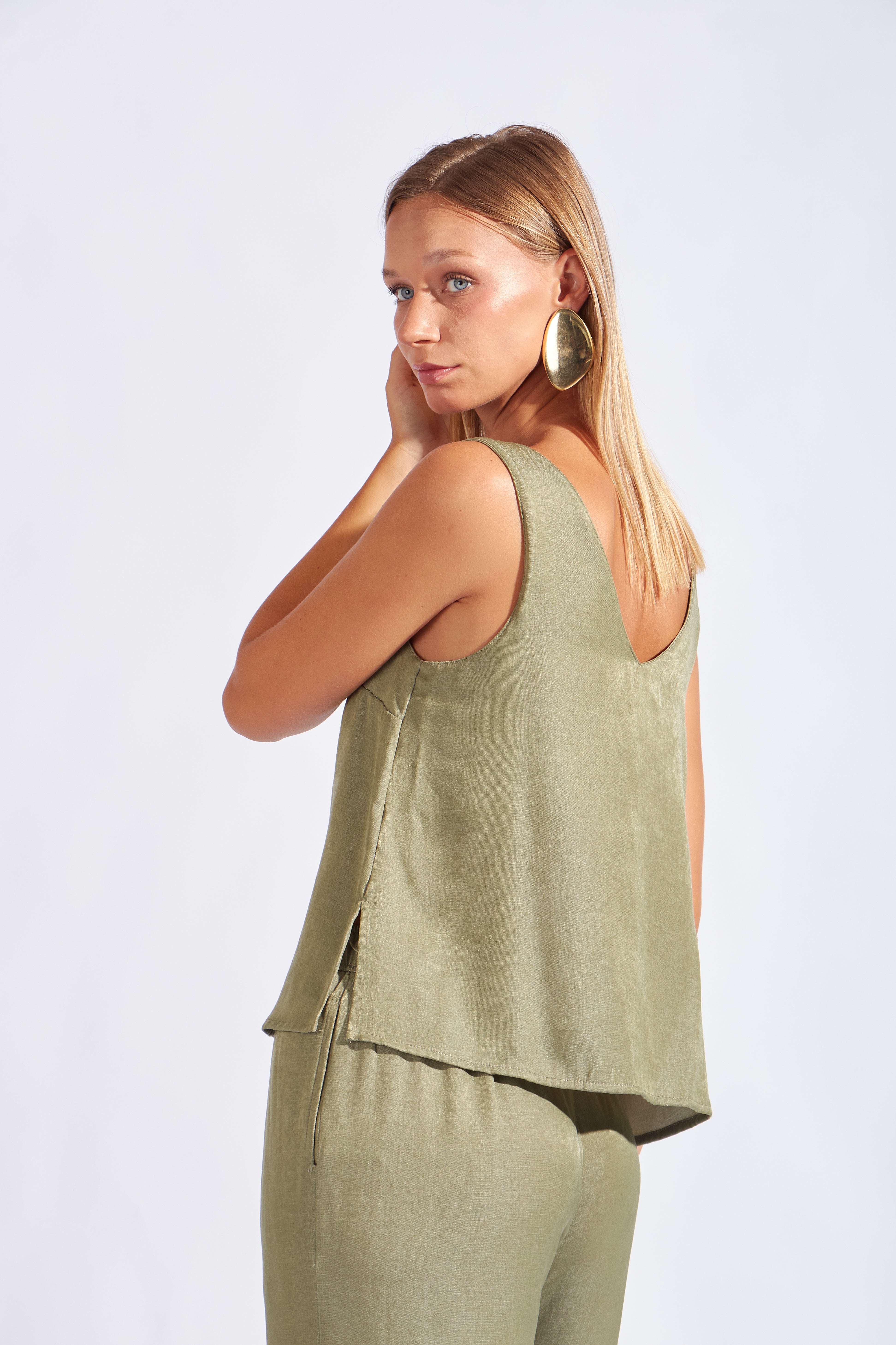 Blusa sin Mangas - Manzana