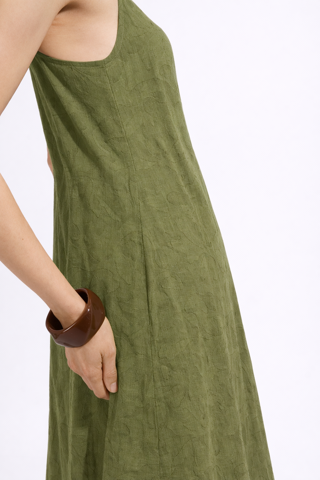 Vestido Tiras - Olivo