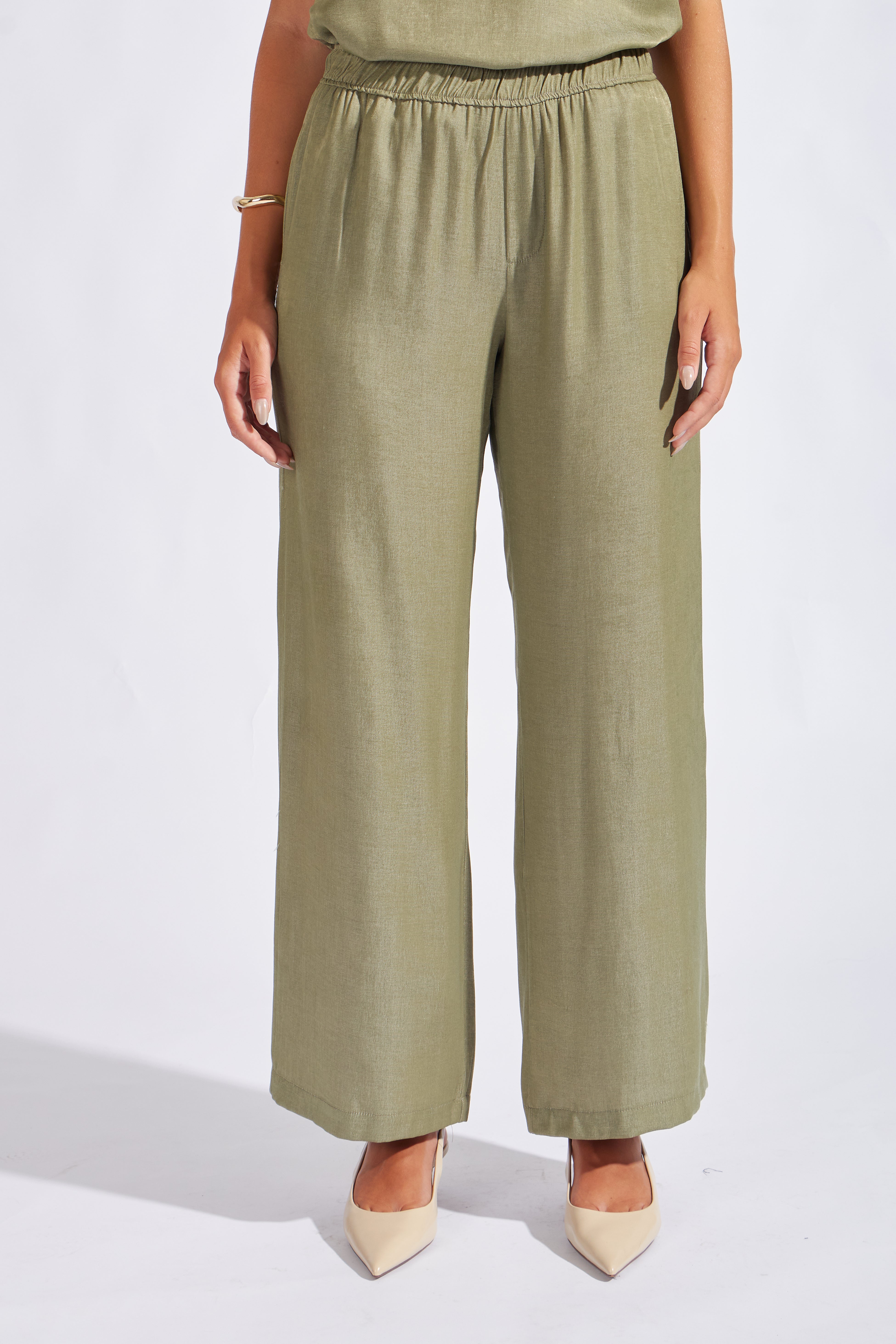 Pantalón Recto Básico - Manzana