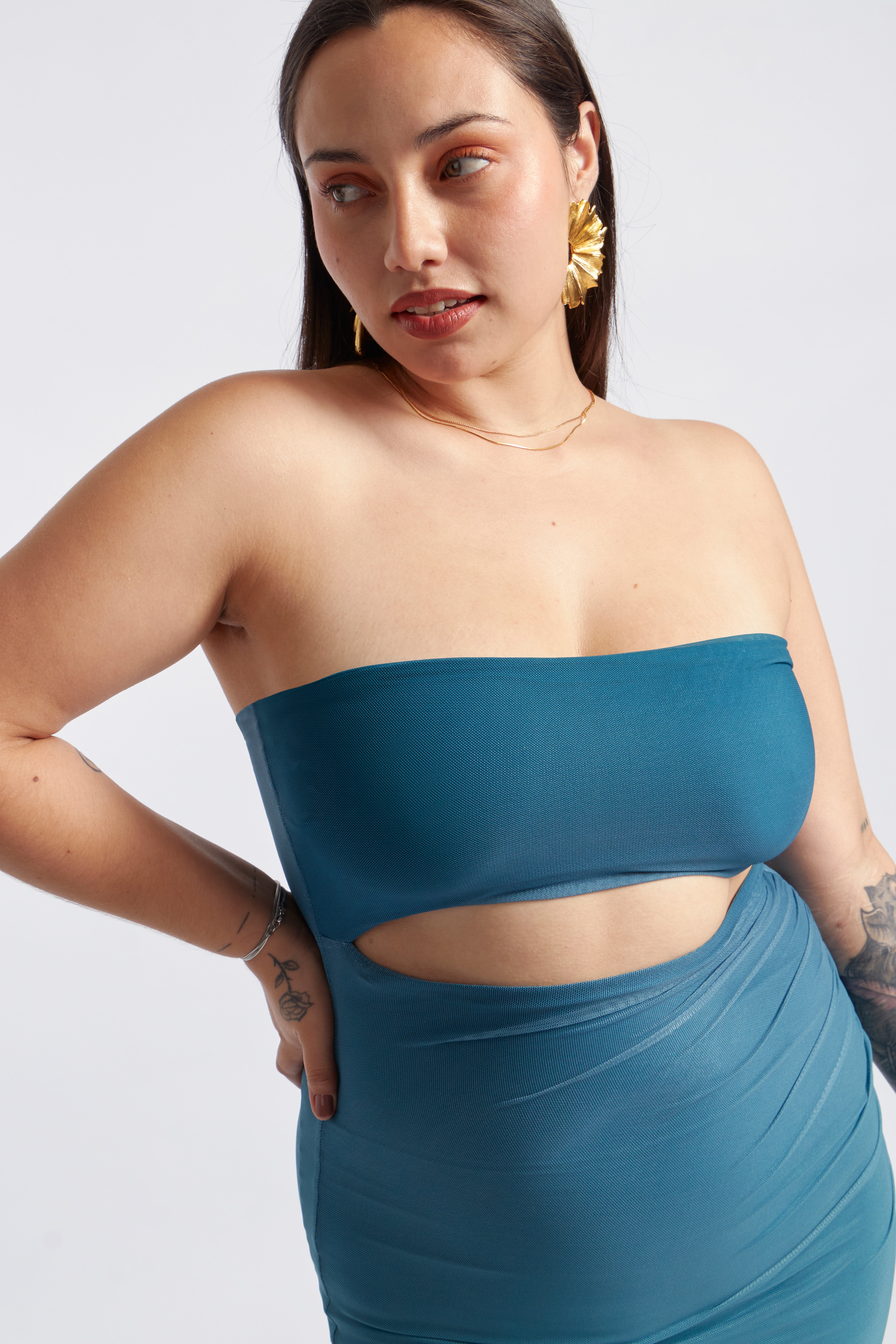 Vestido Capri Ombré - Acero Degradé