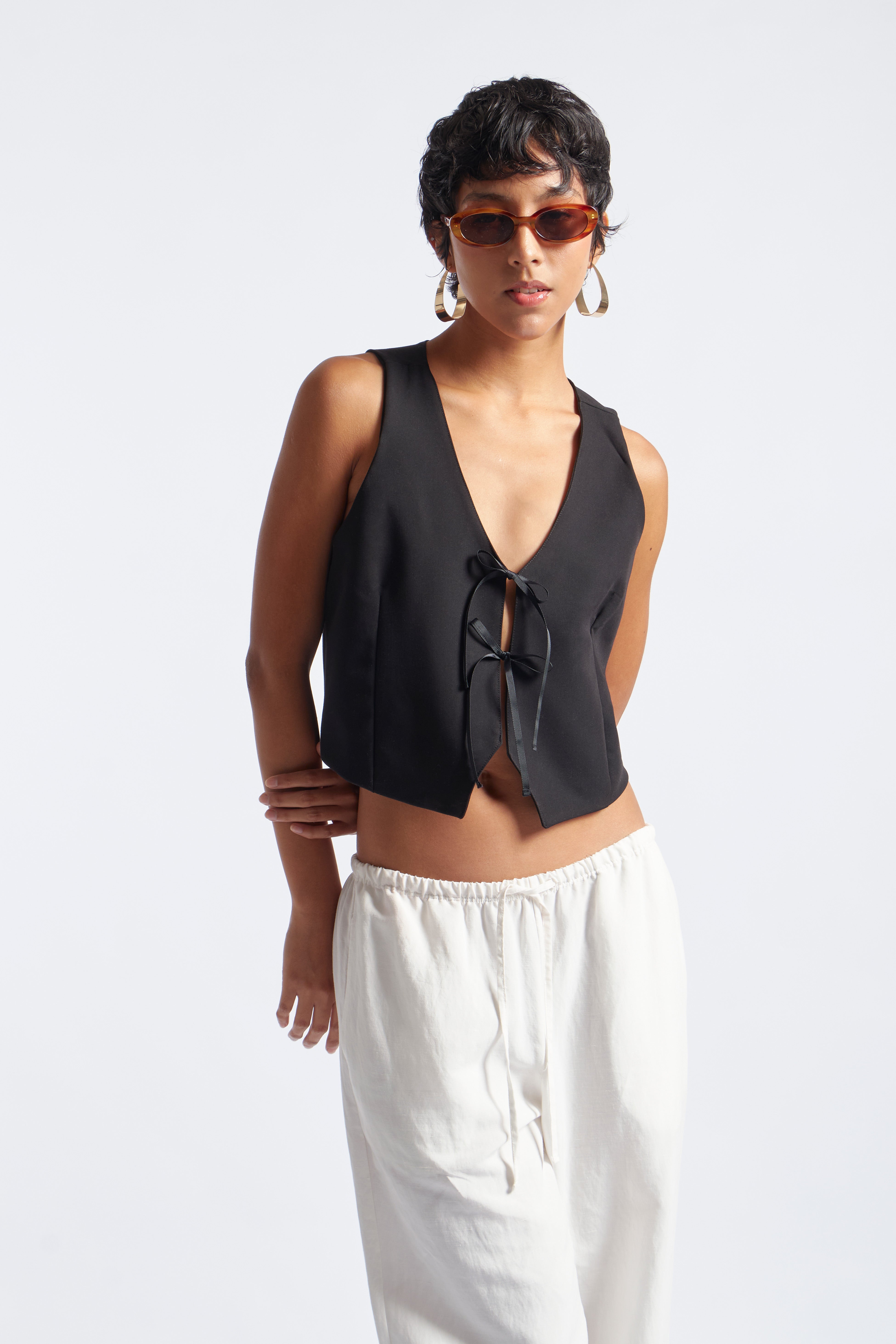 Chaleco Lazos - Negro