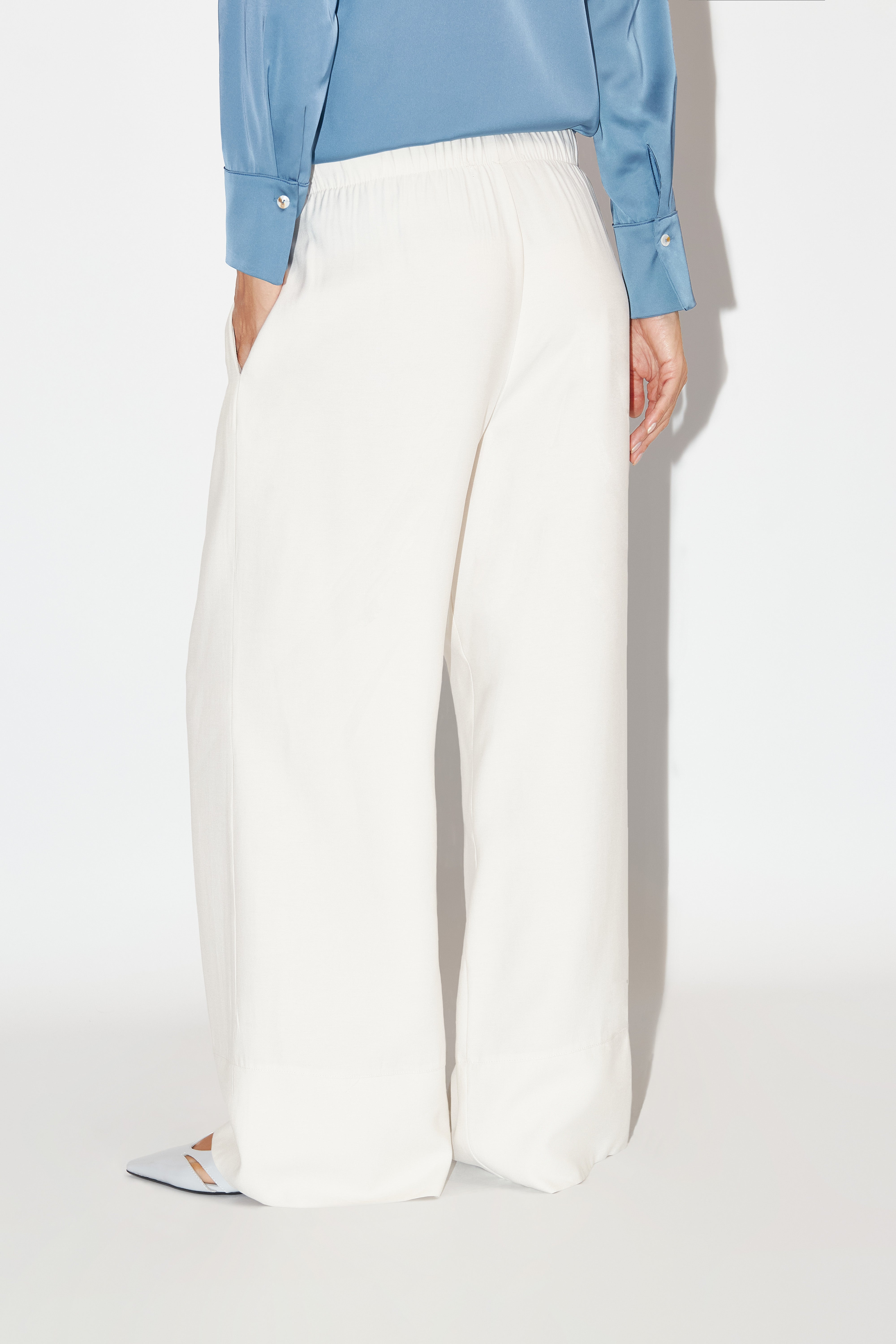 Pantalón Basta Ancha - Hueso