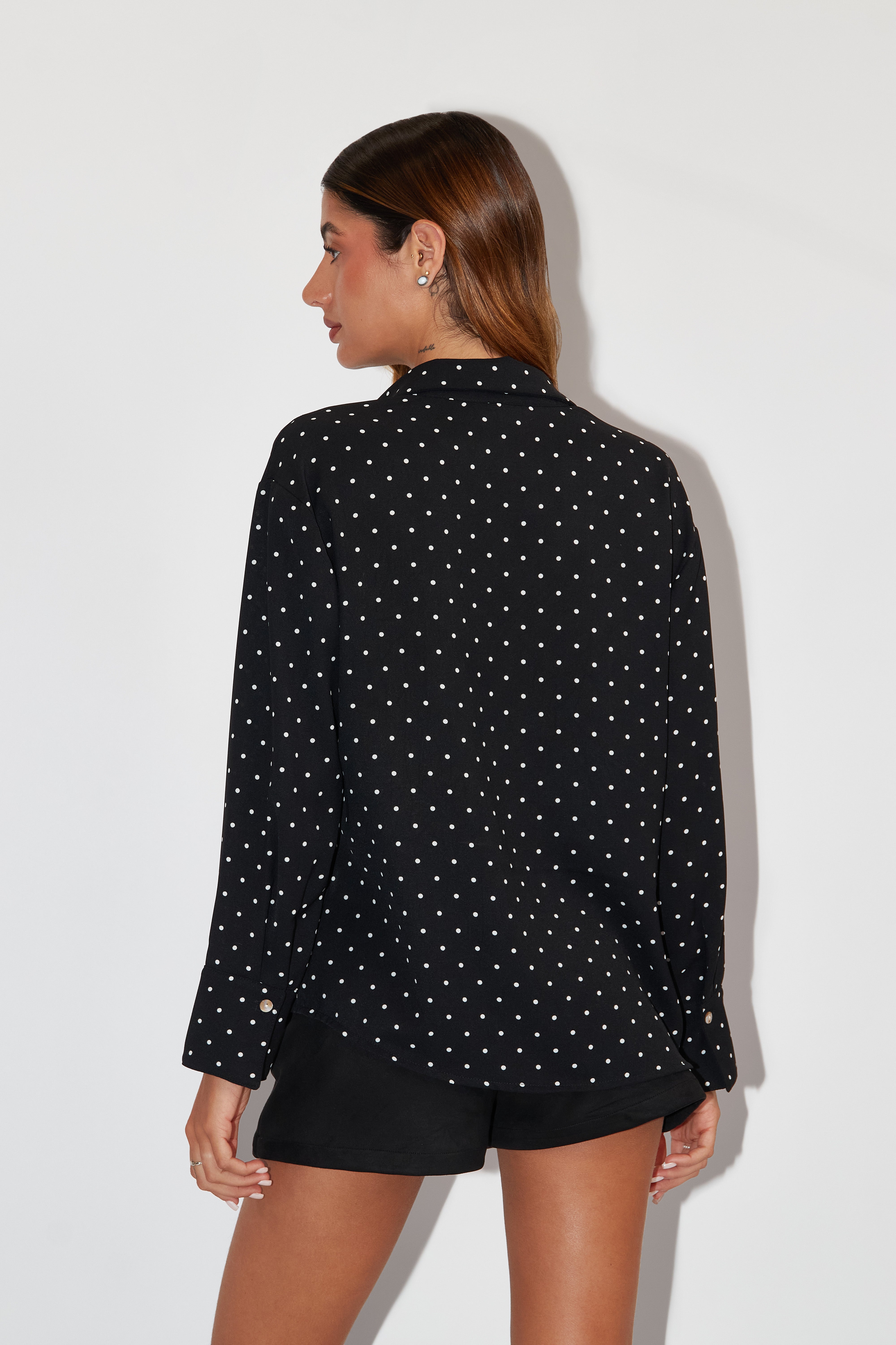 Blusa Básica - Lunares