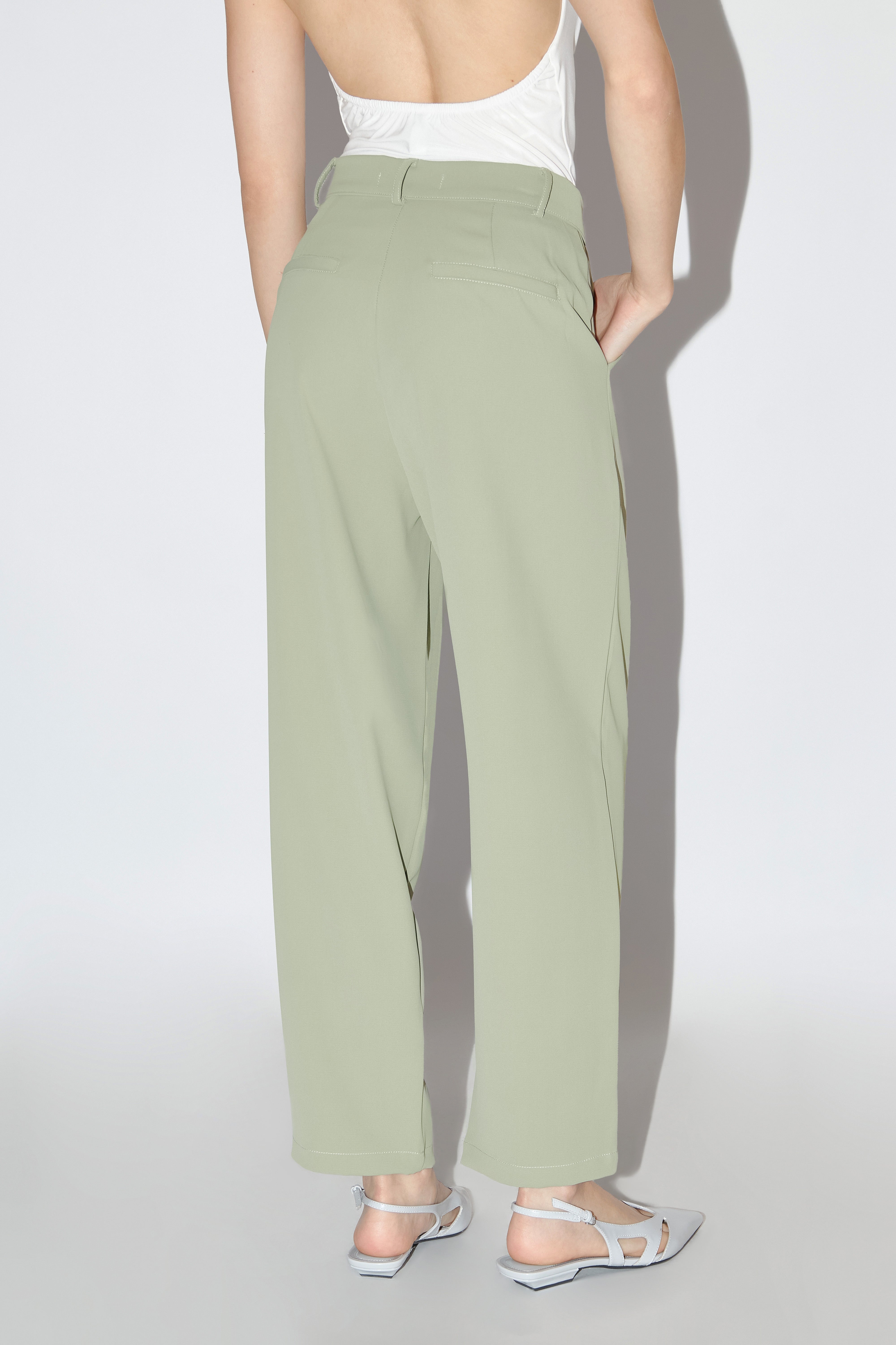 Pantalón Balloon Pinzas - Verde Pistacho