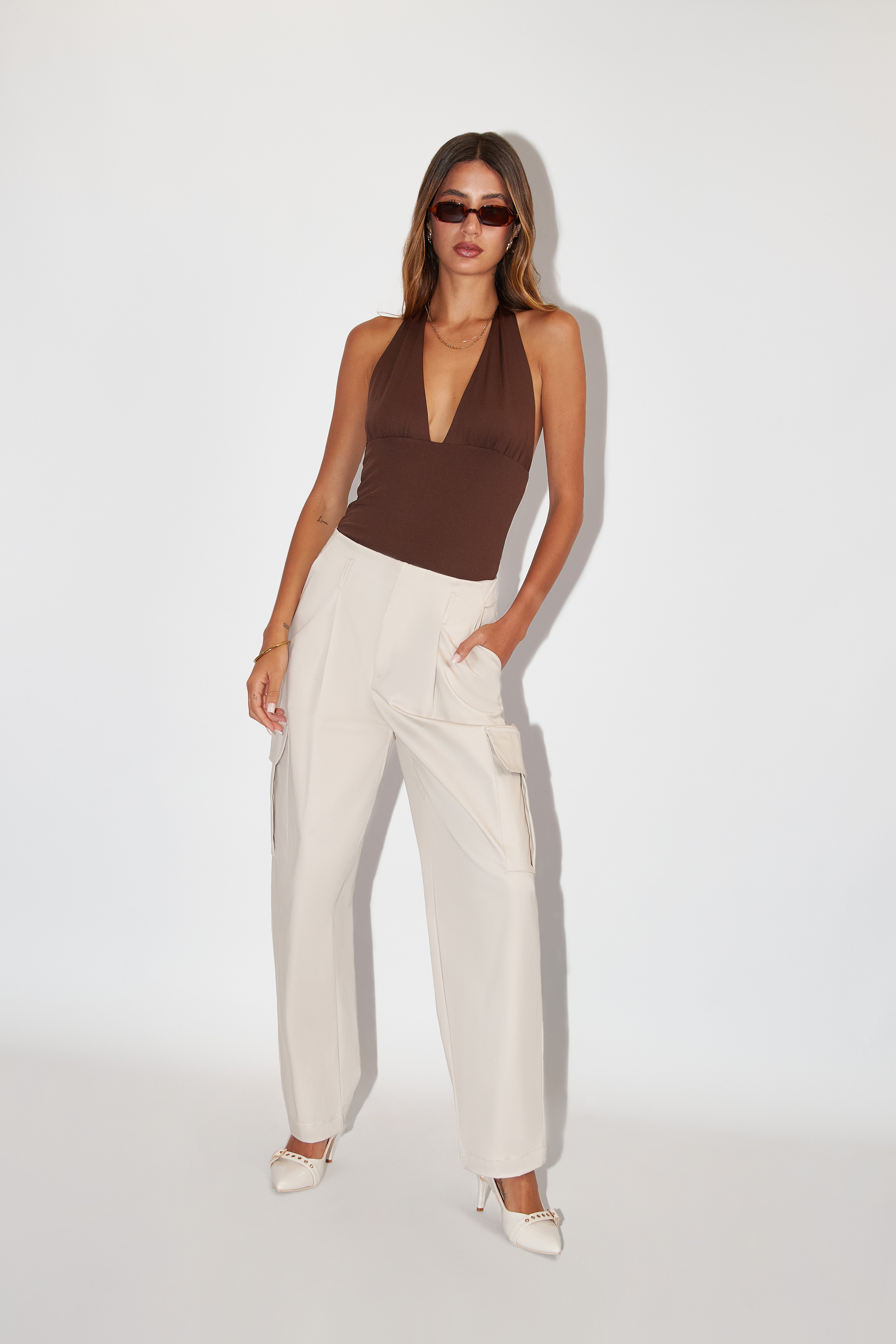 Body Halter Lazo - Chocolate