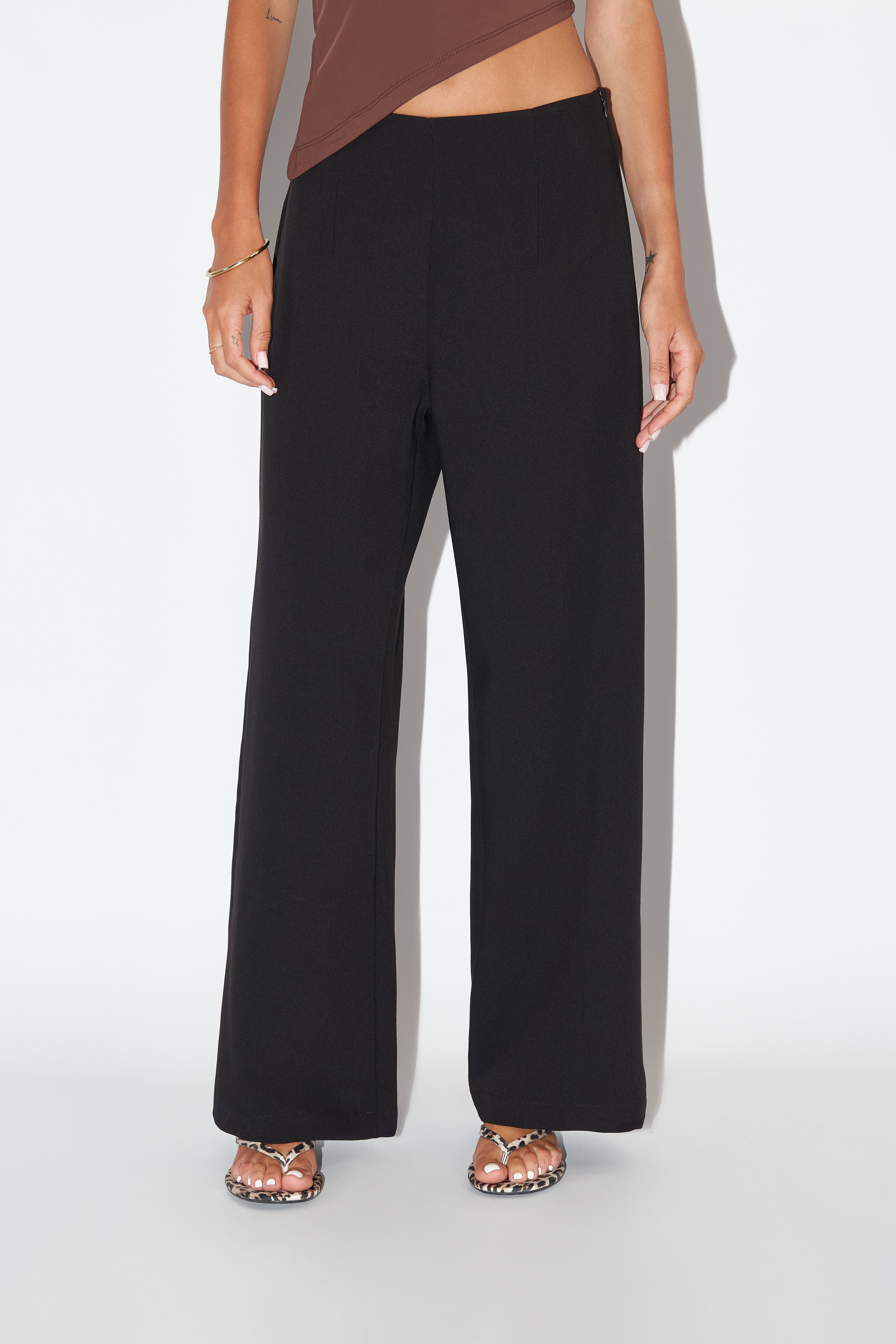 Pantalón Tiro Alto - Negro