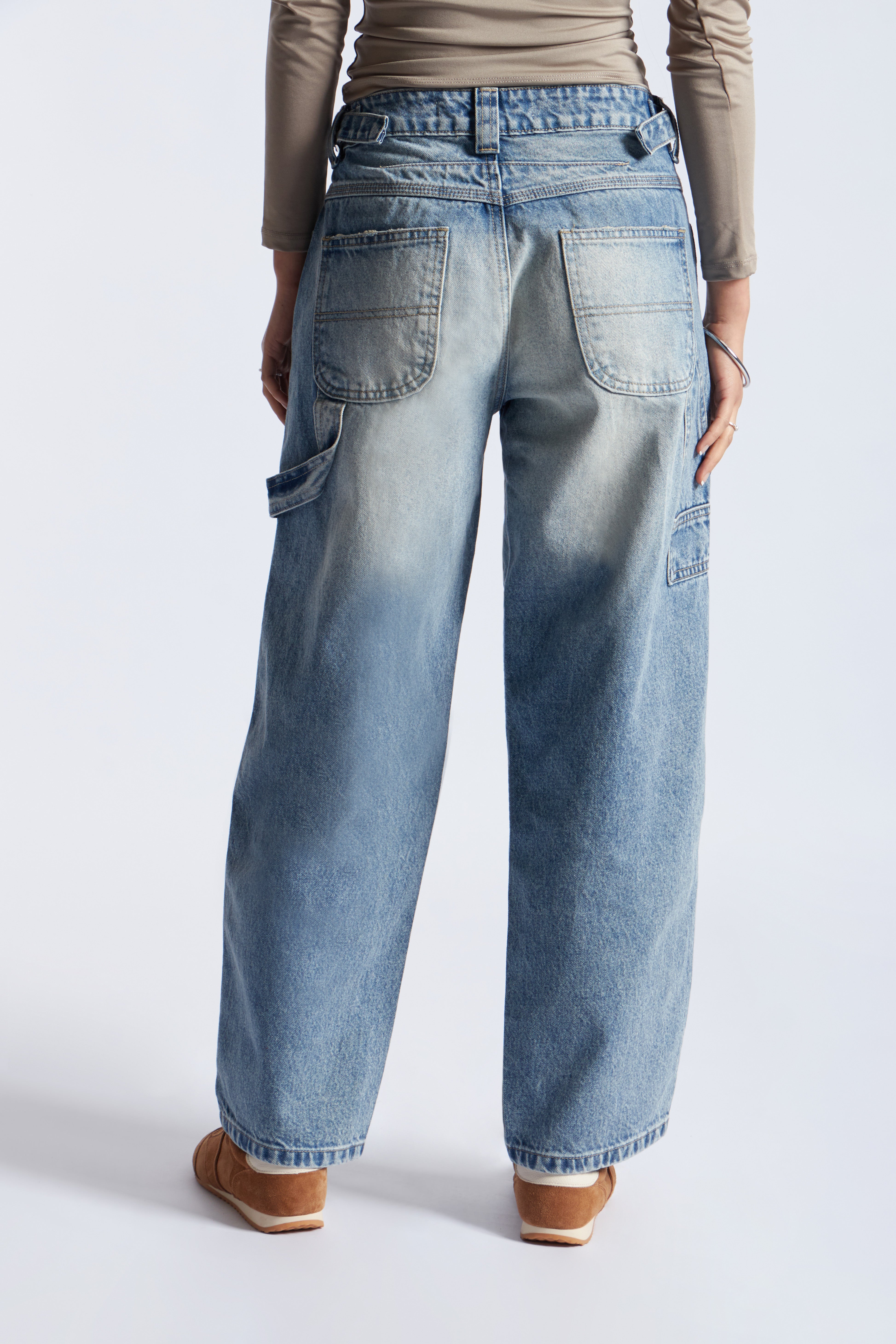 Denim Baggy Balloon - Celeste