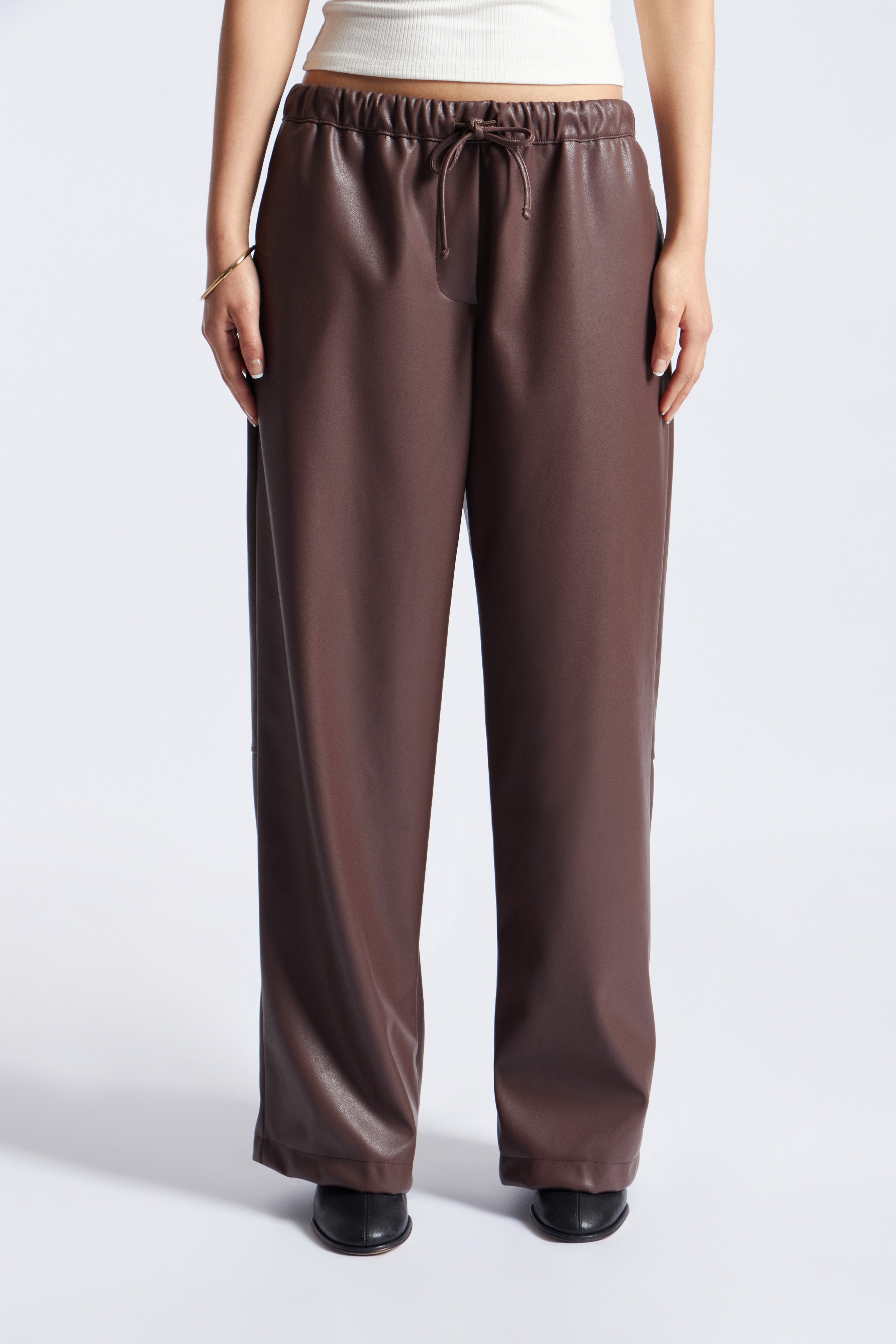 Pantalón Leather - Marrón