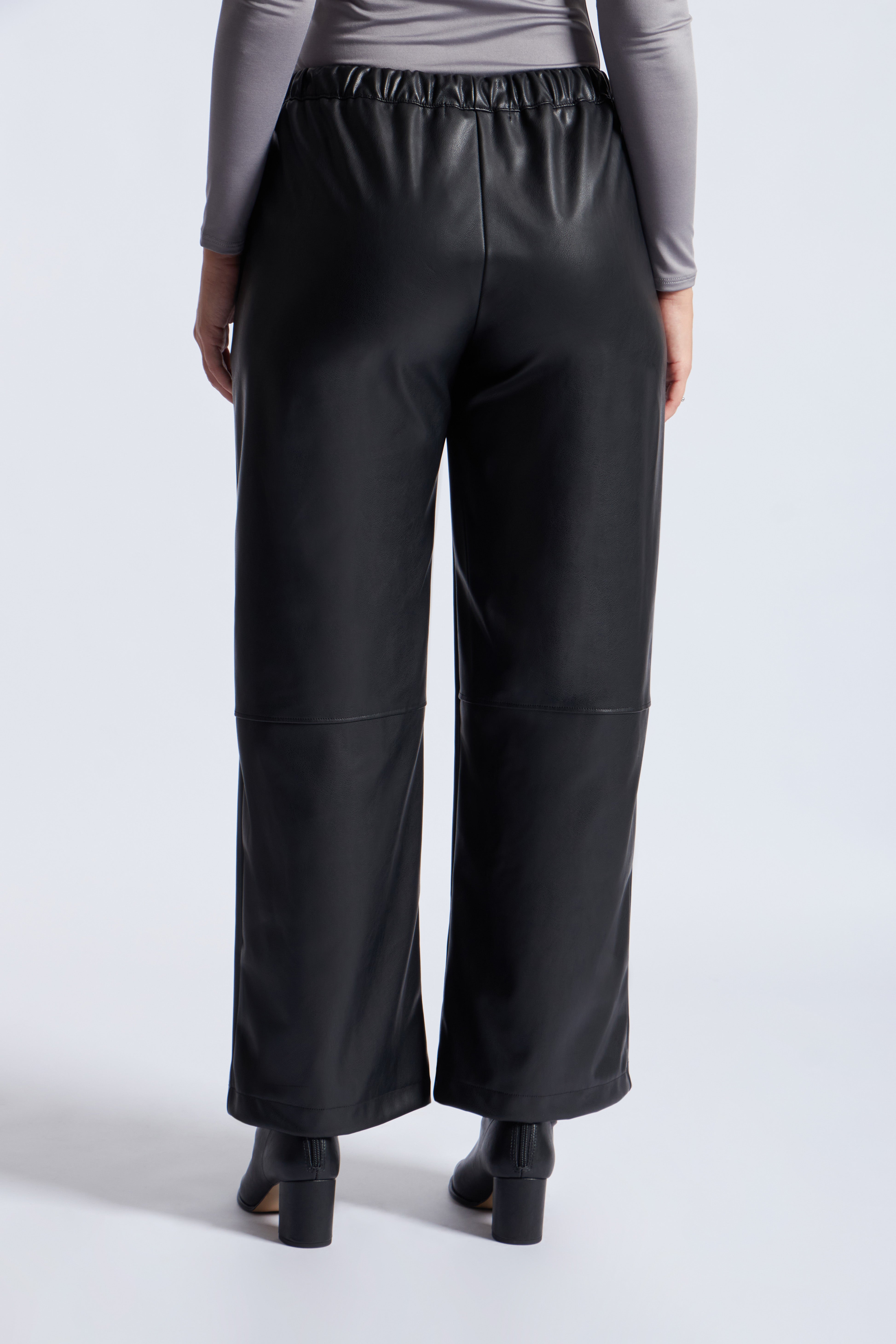 Pantalón Leather - Negro