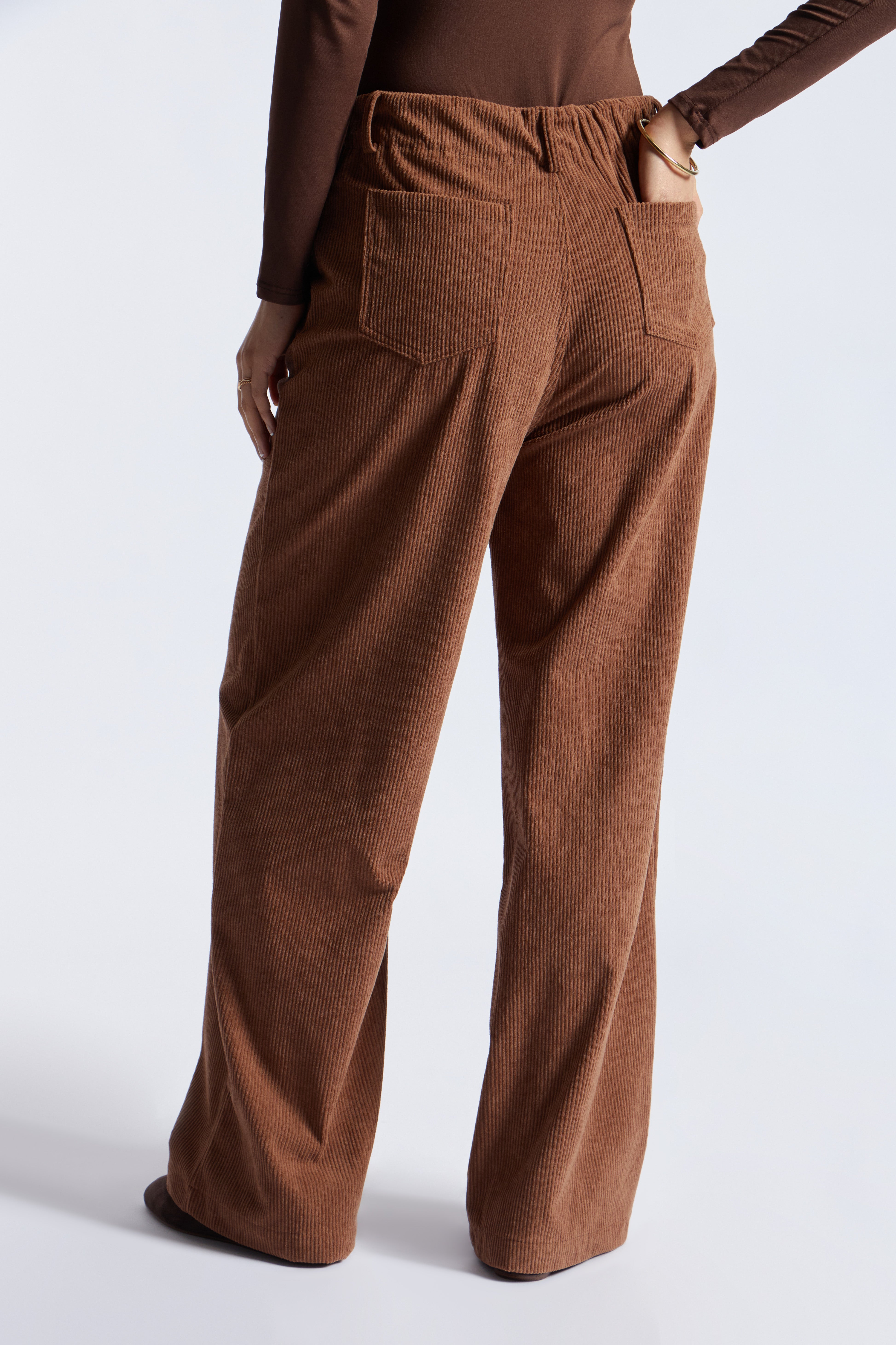 Pantalón Relax Corduroy - Chocolate