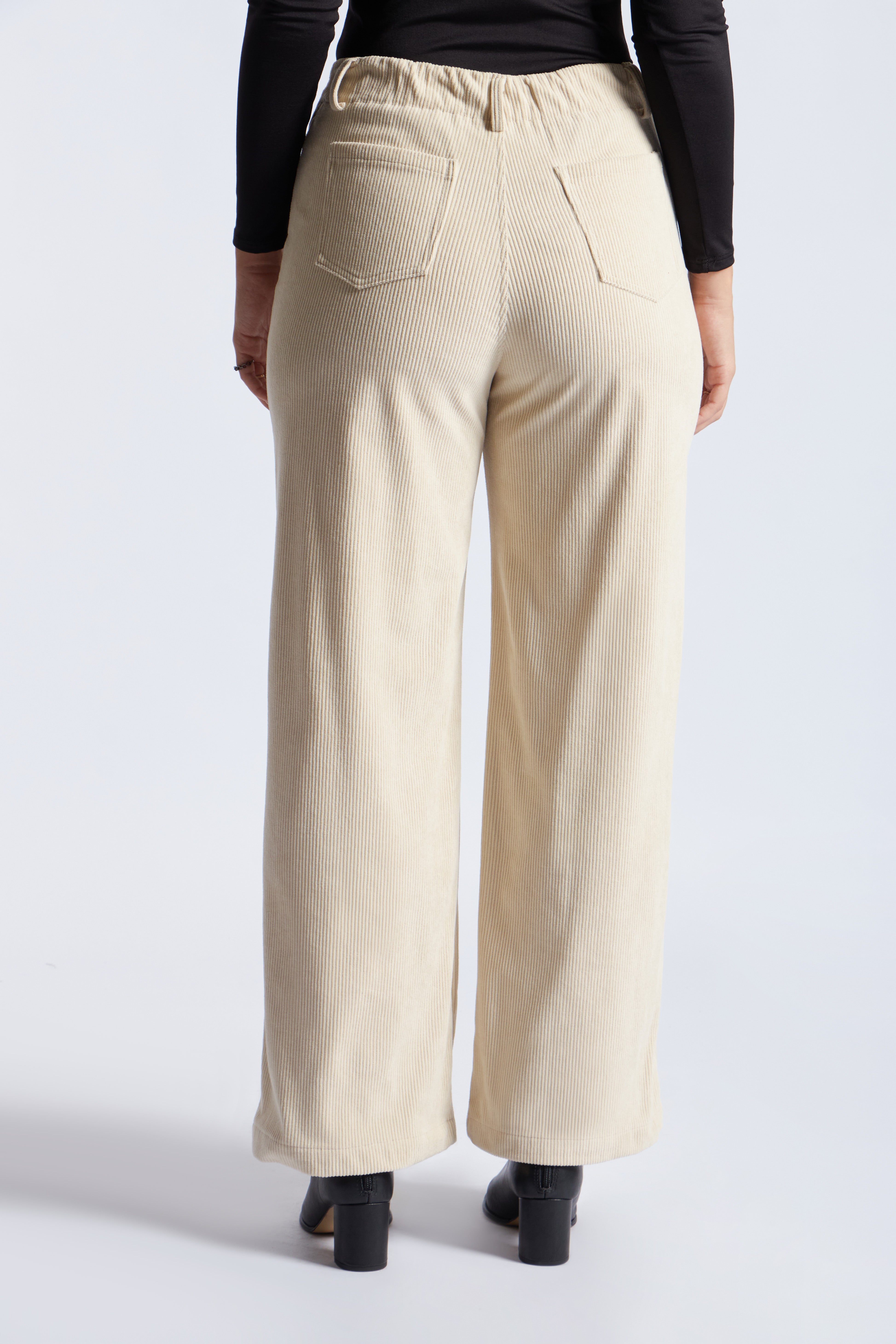 Pantalón Relax Corduroy - Crudo