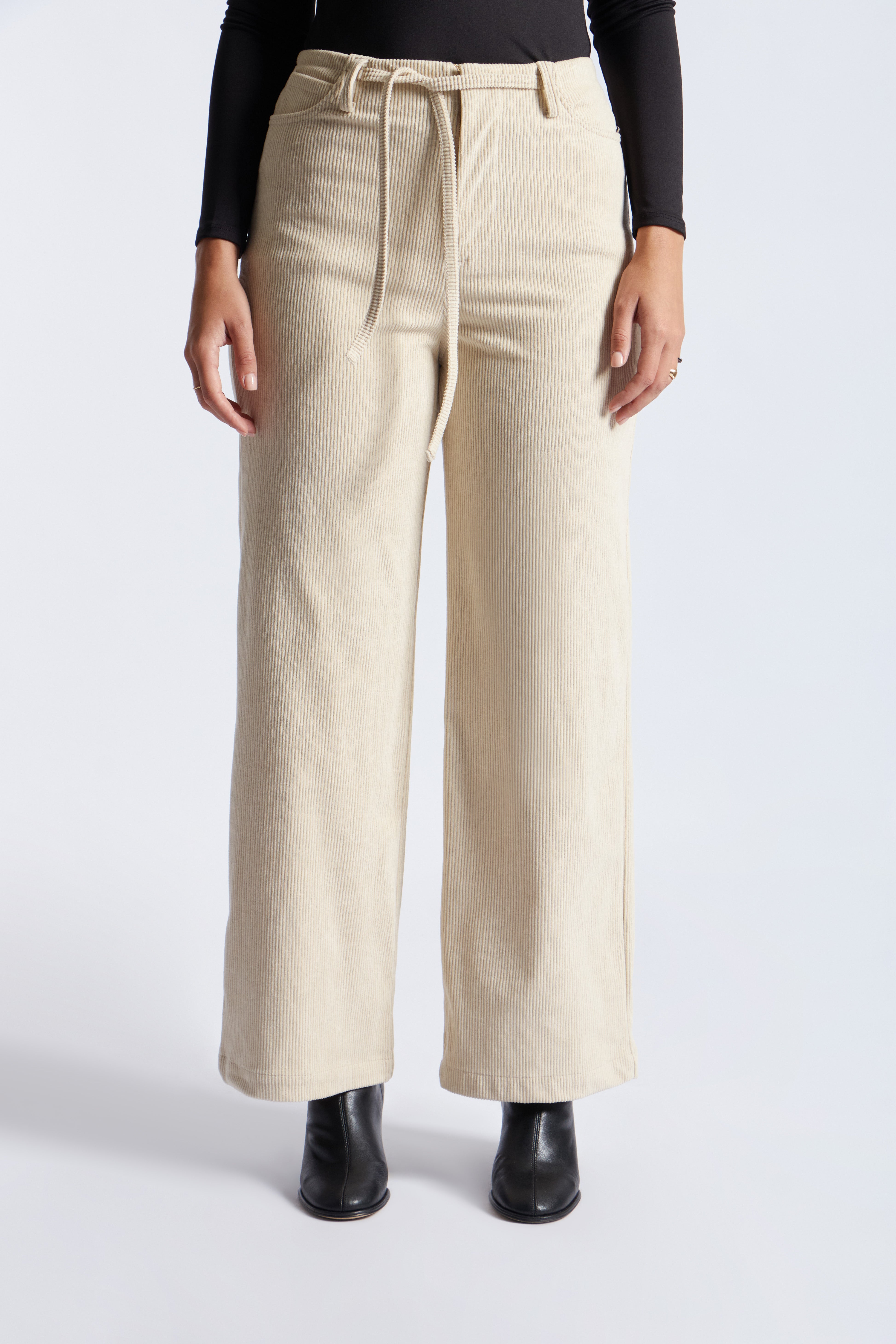 Pantalón Relax Corduroy - Crudo