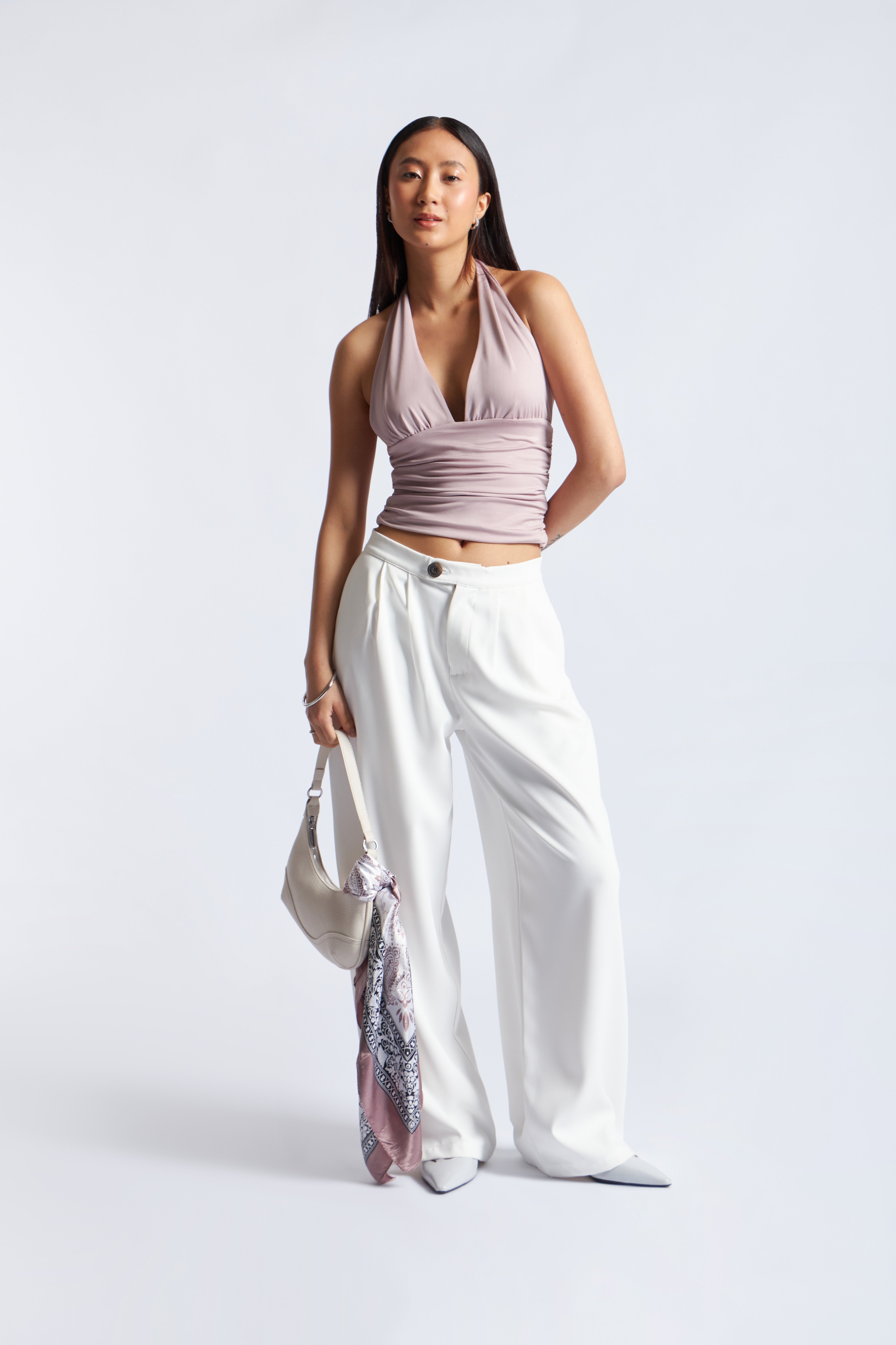 Top Tirantes Halter - Lila