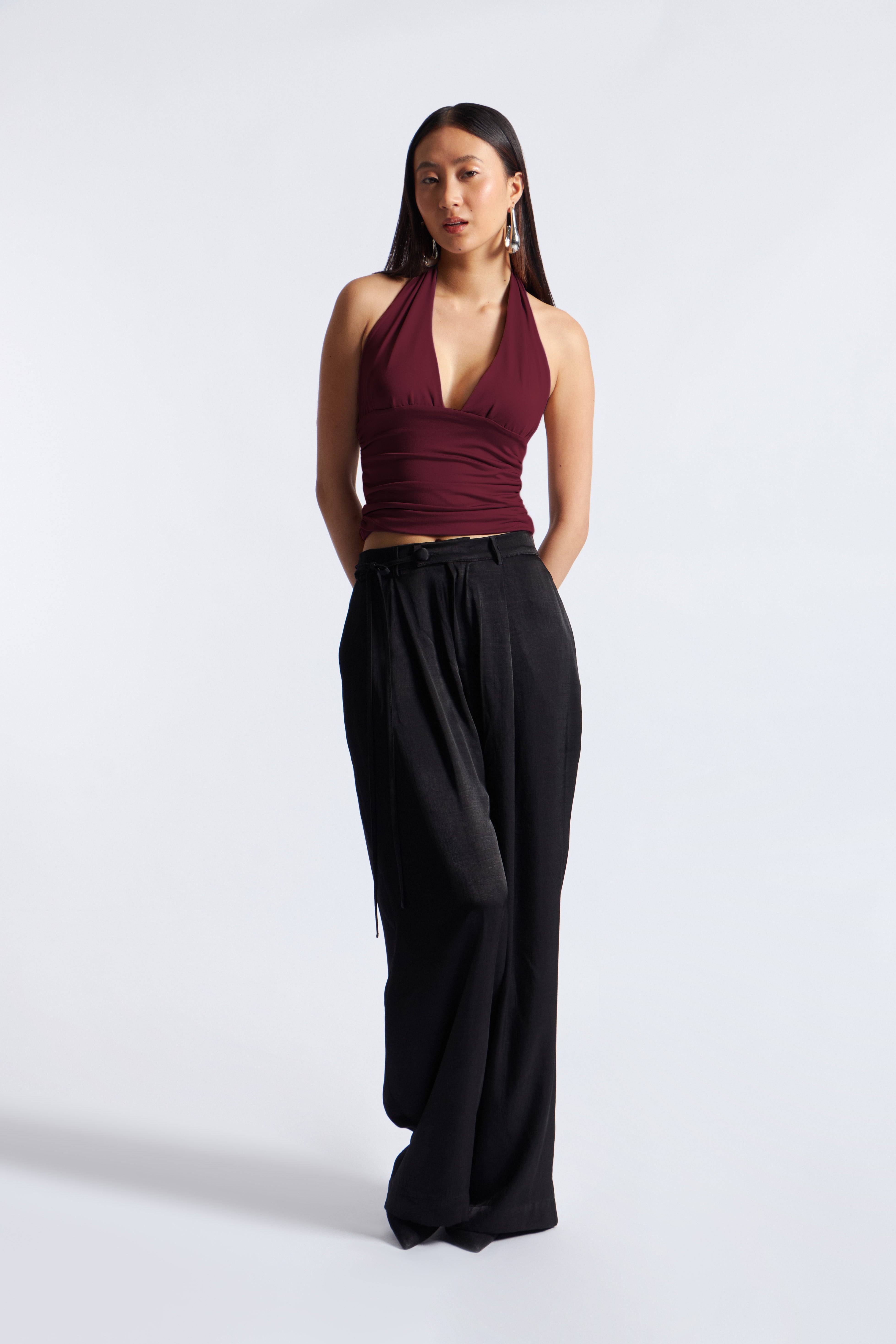 Top Tirantes Halter - Vino