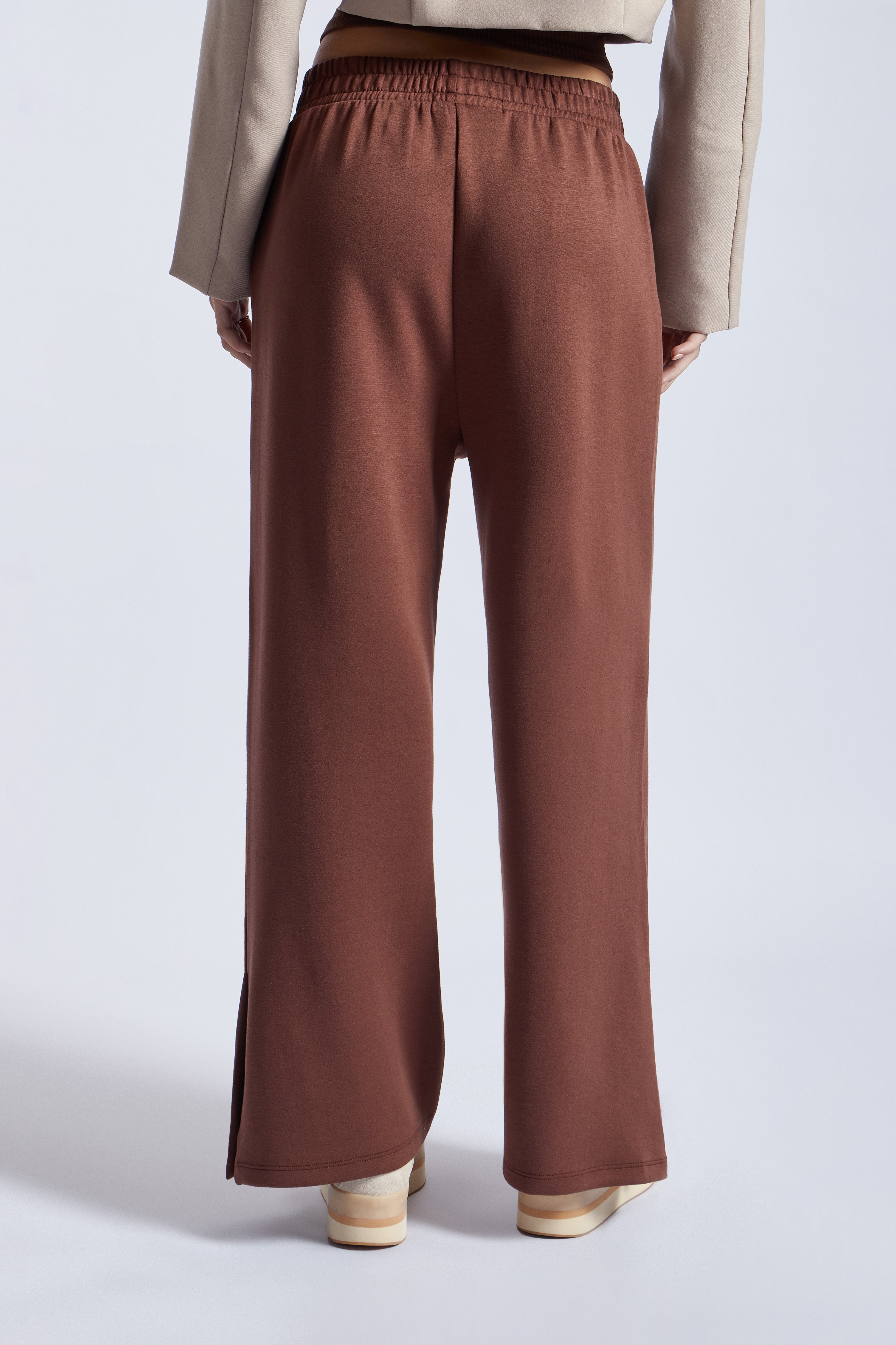 Pantalón Básico Elástico - Chocolate