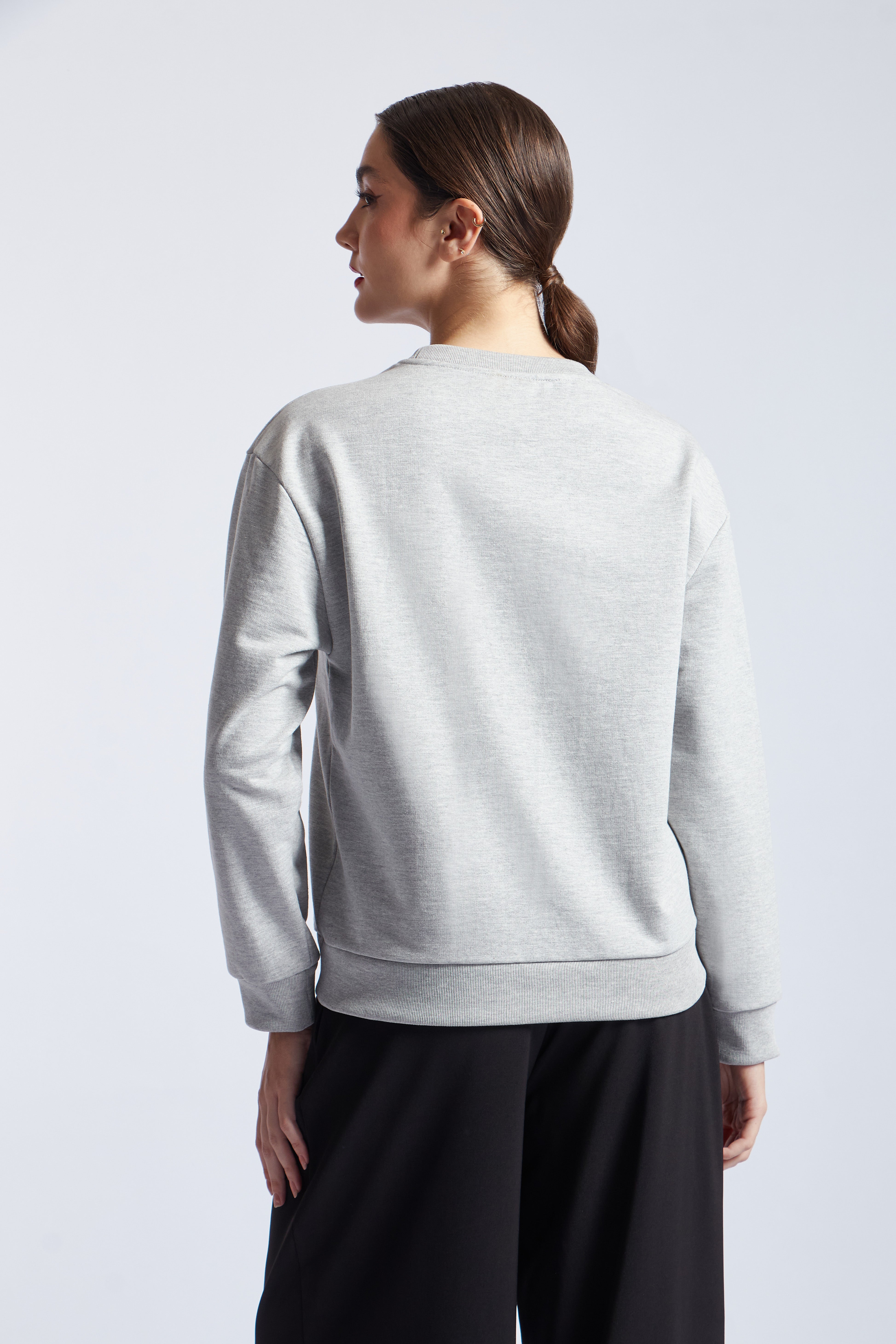 Sweatshirt Varsity - Melange