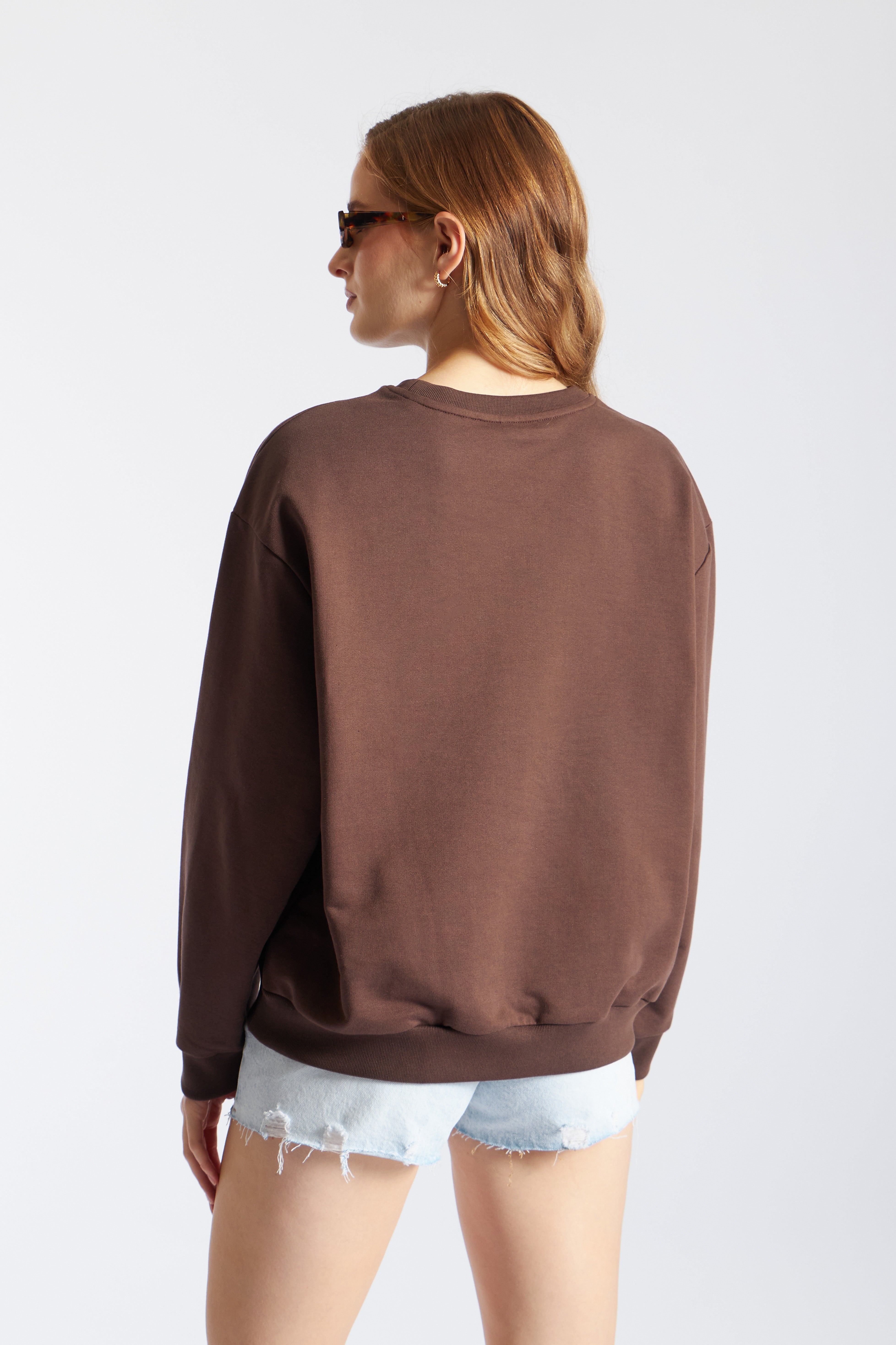 Sweatshirt Varsity - Marrón