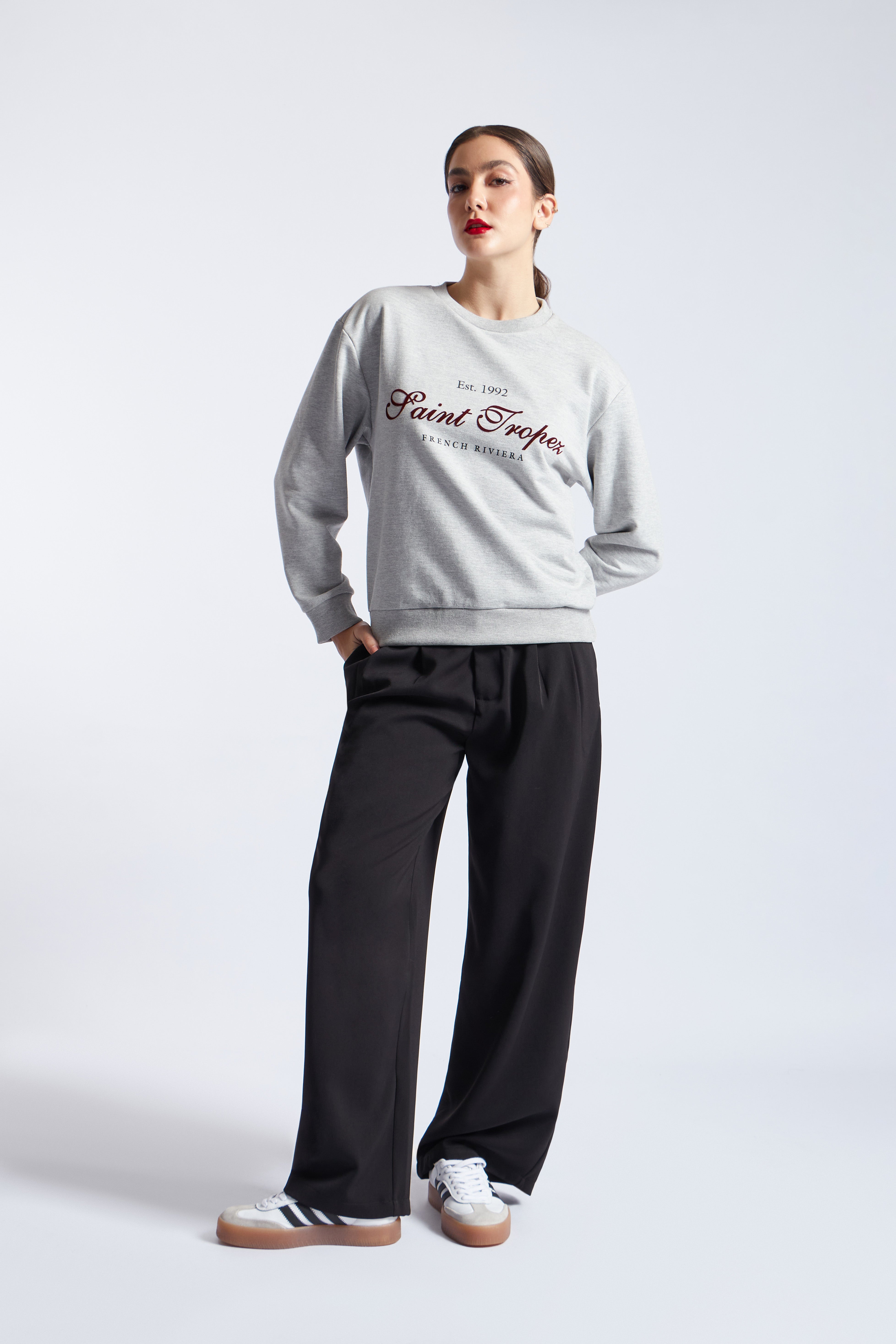 Sweatshirt Varsity - Melange