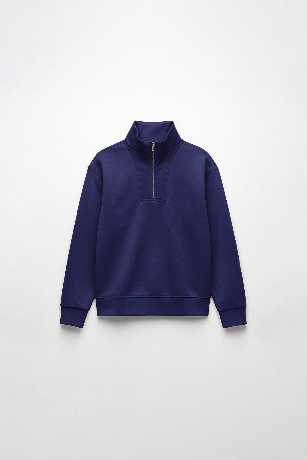 Cremallera Sweatshirt - Azul
