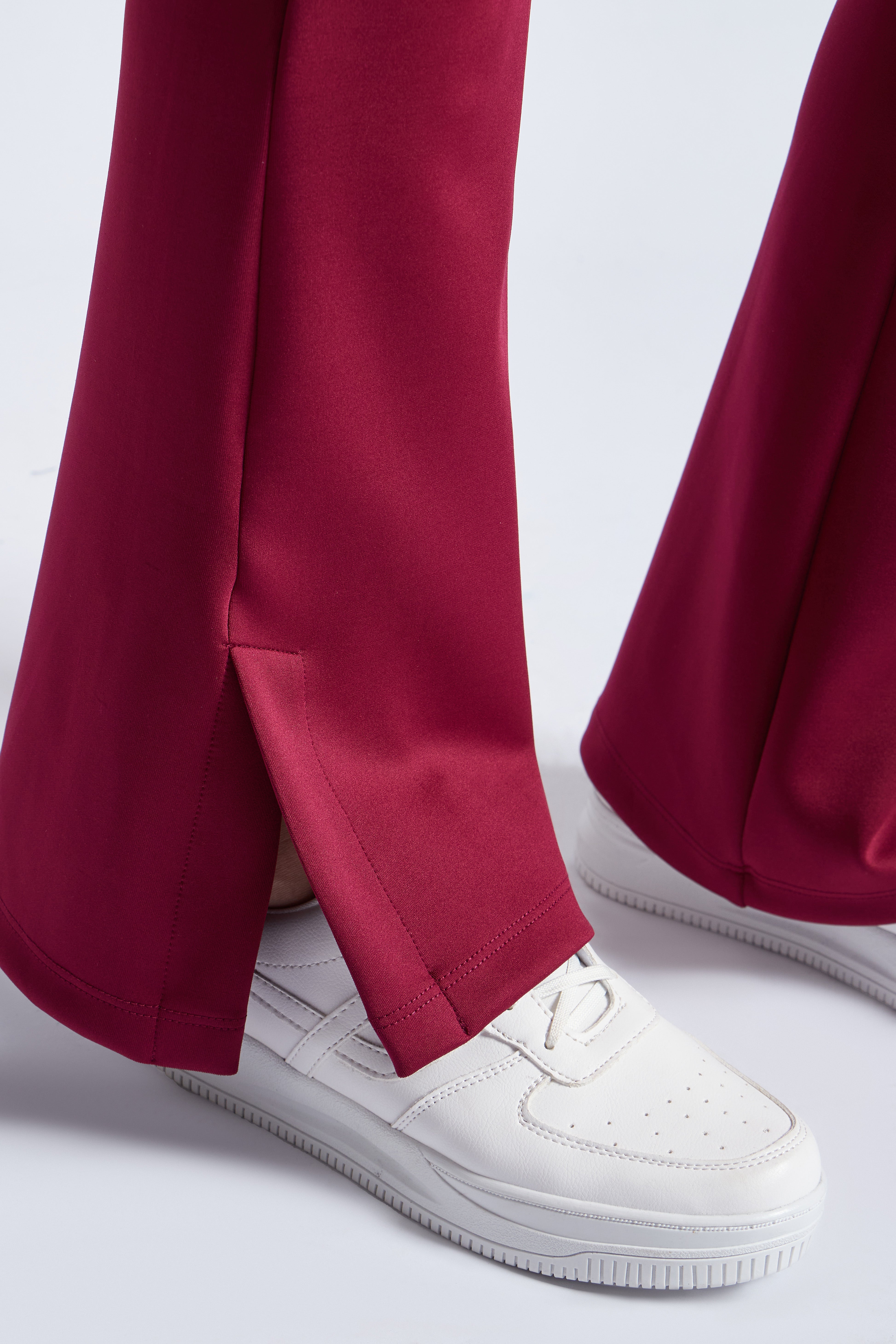 Pantalón Flare con Modal - Guinda