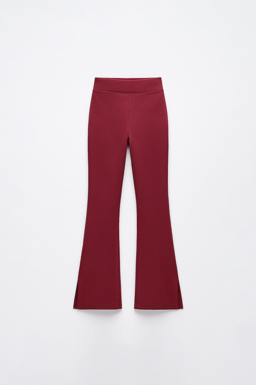 Pantalón Flare con Modal - Guinda