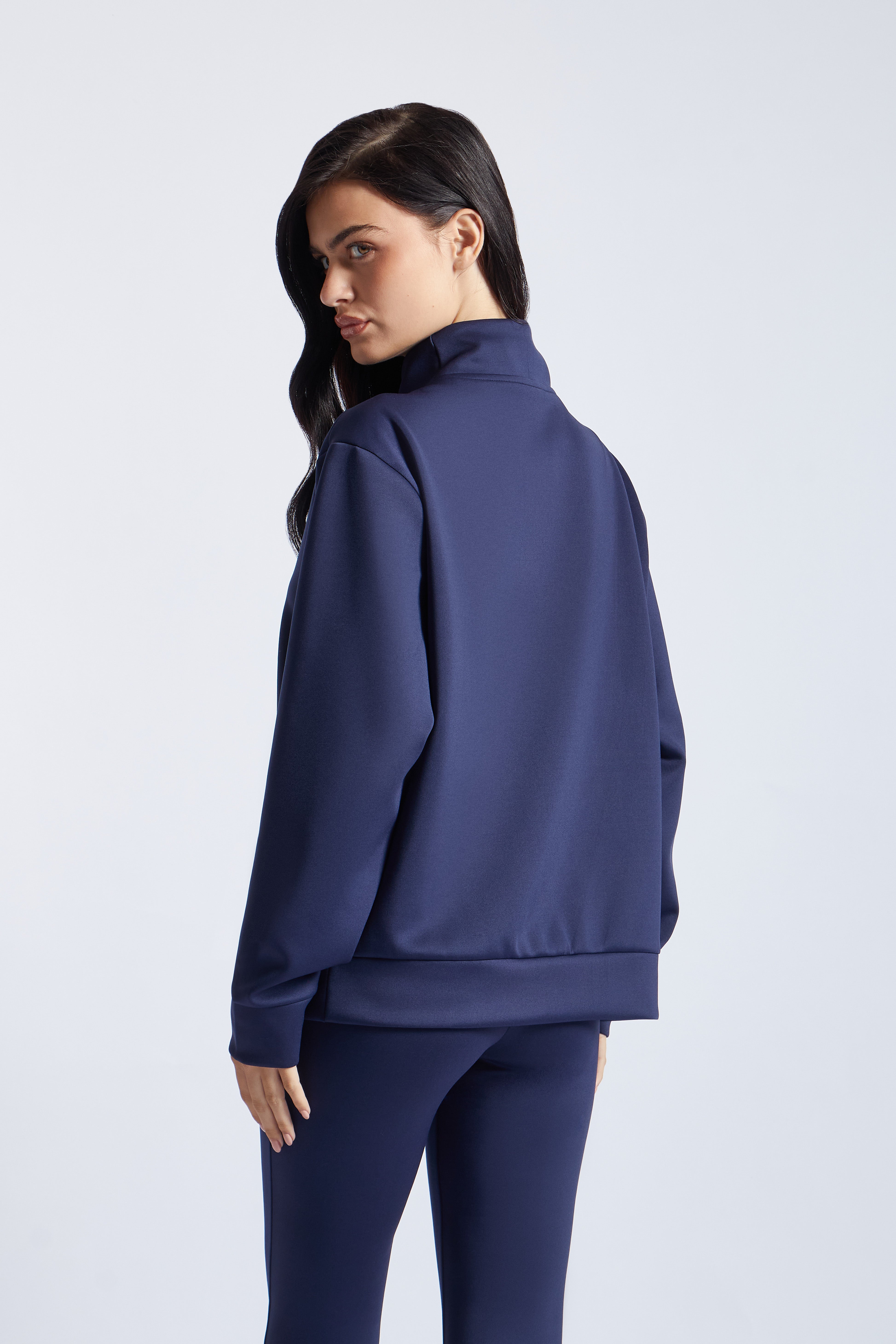 Cremallera Sweatshirt - Azul
