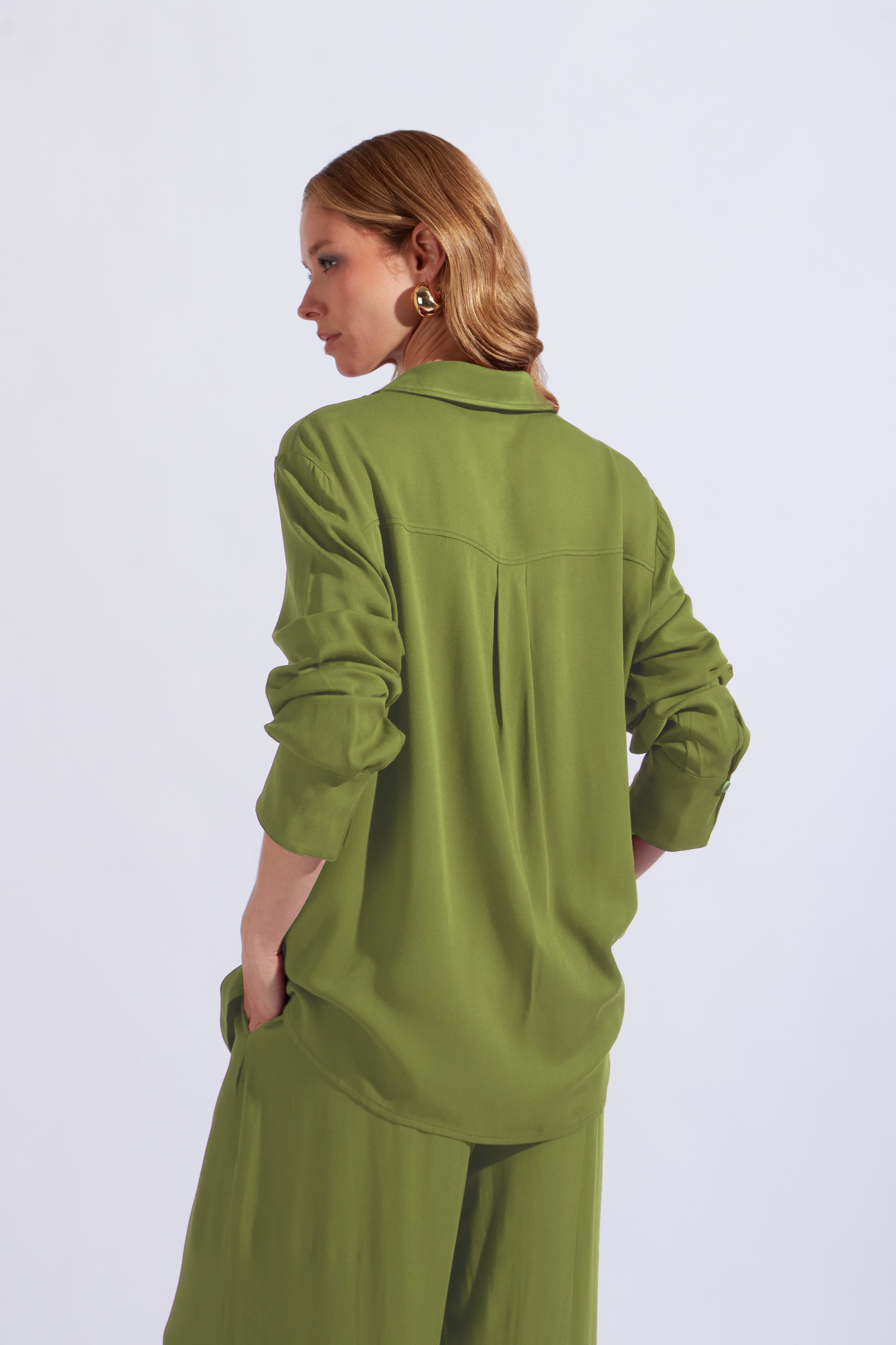 Blusa Manga Larga - Verde