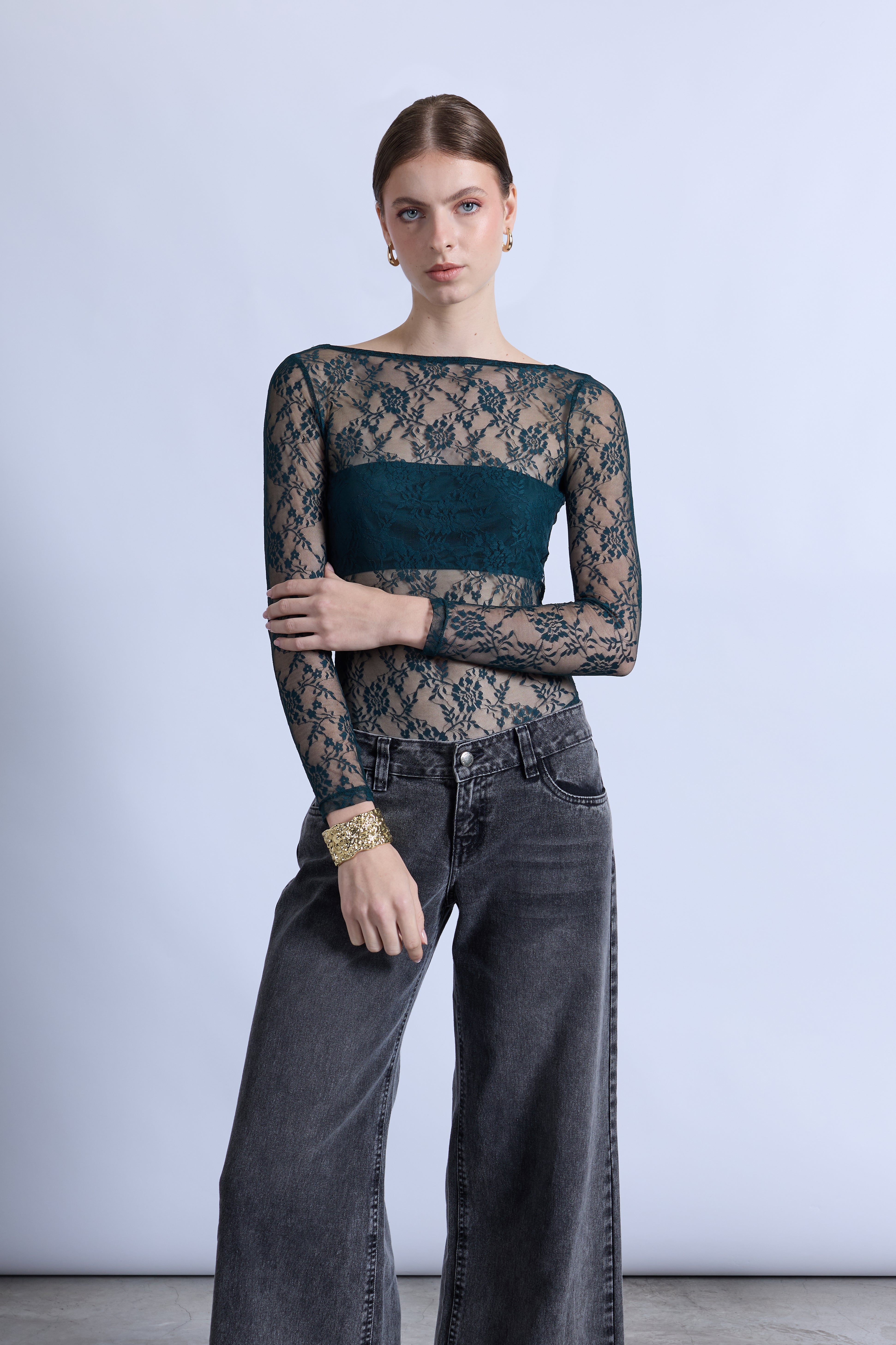 Body Lace - Verde Botella