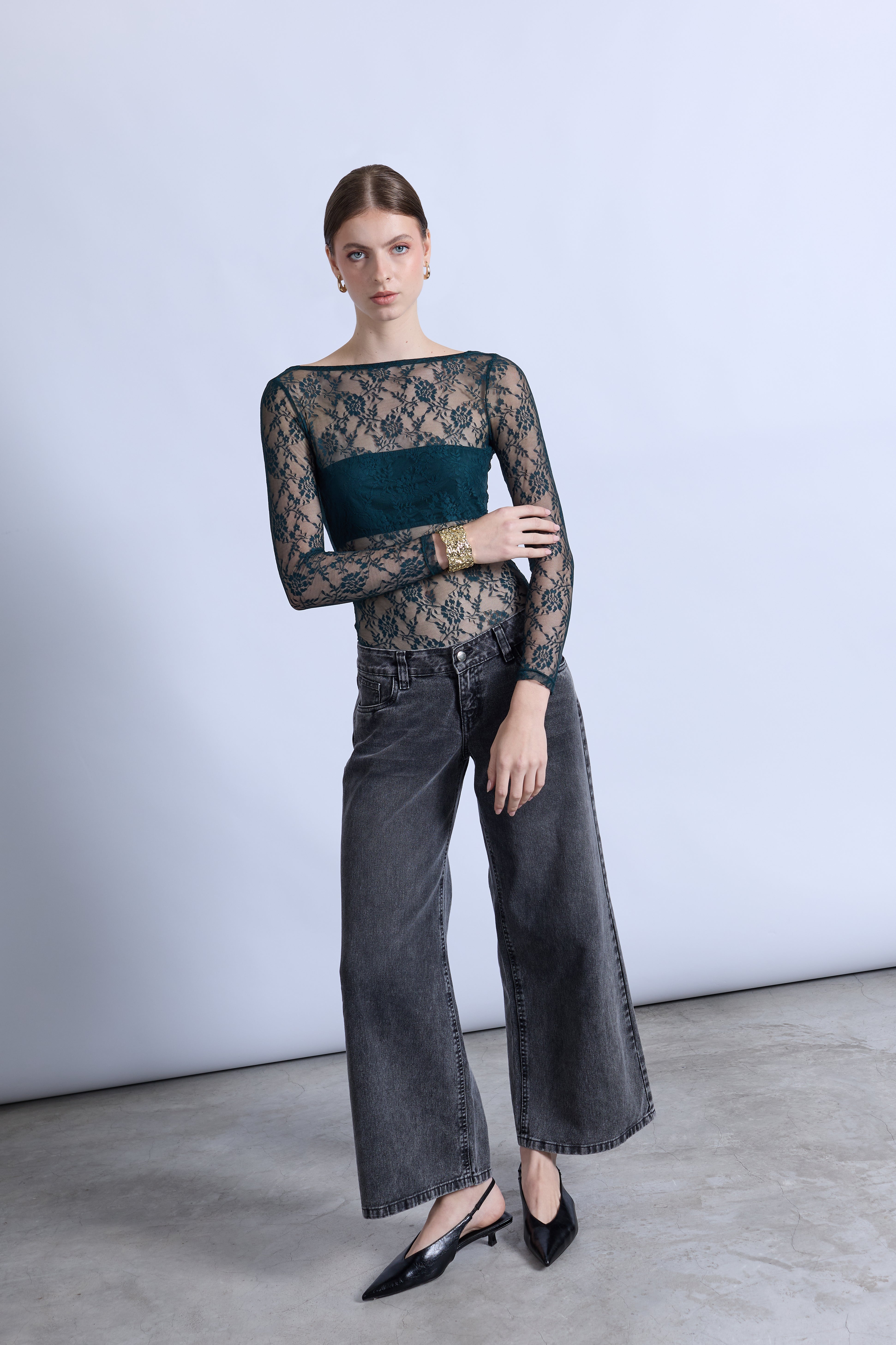 Body Lace - Verde Botella