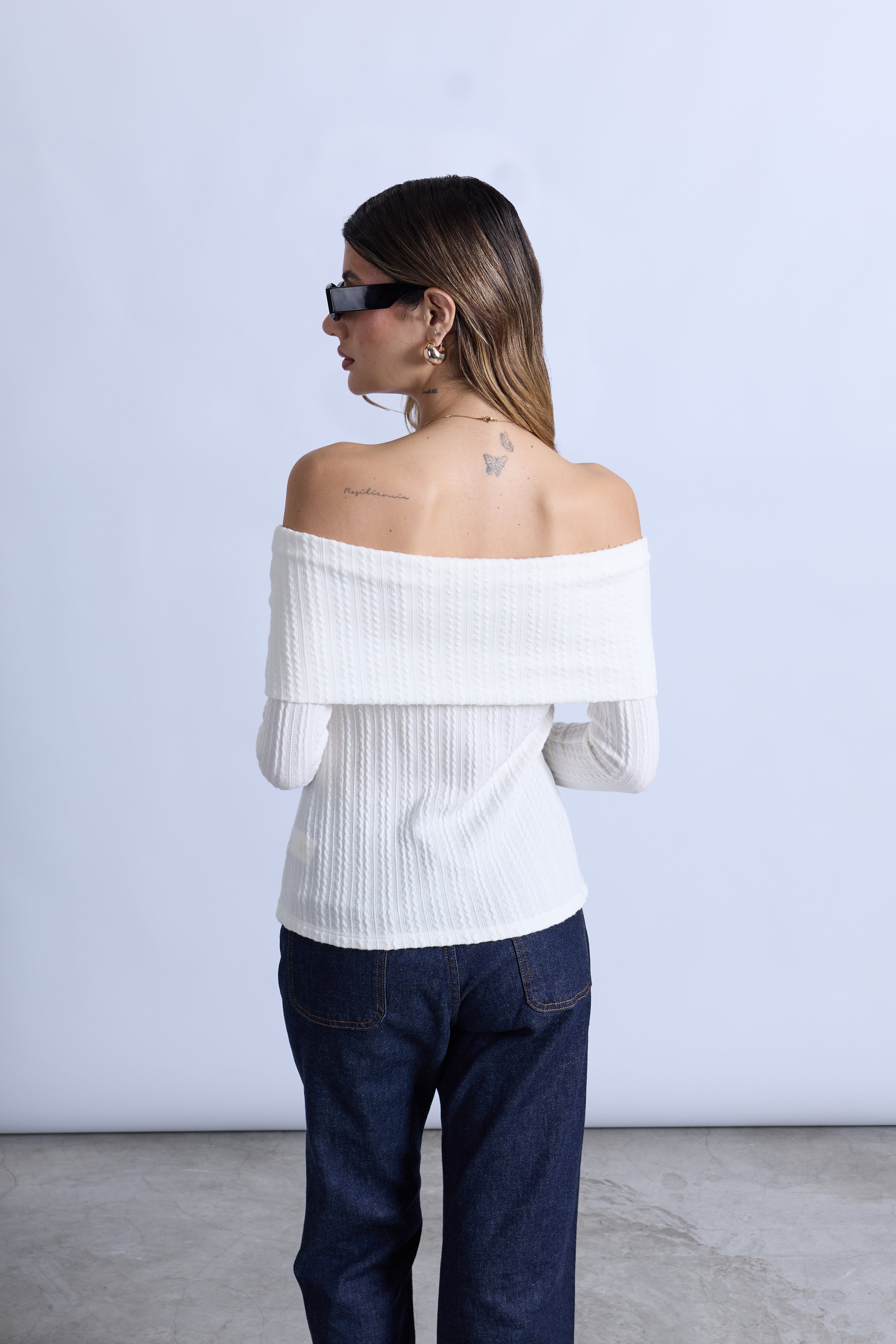 Sweater Off Shoulder - Perla