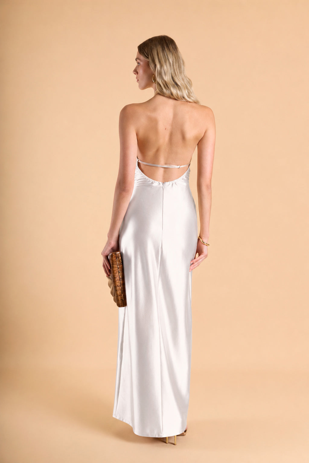 Maxi Vestido Halter - Perla