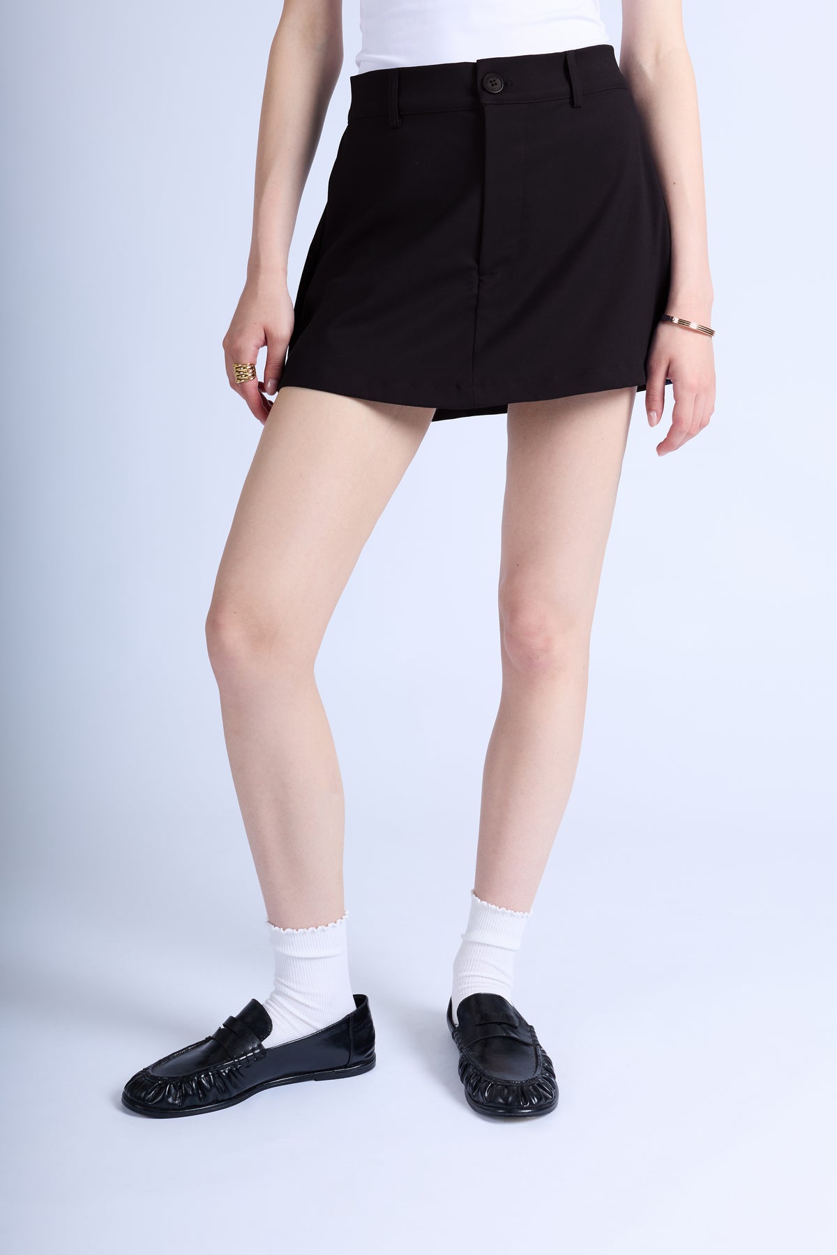 Mini Falda Sastre - Negro