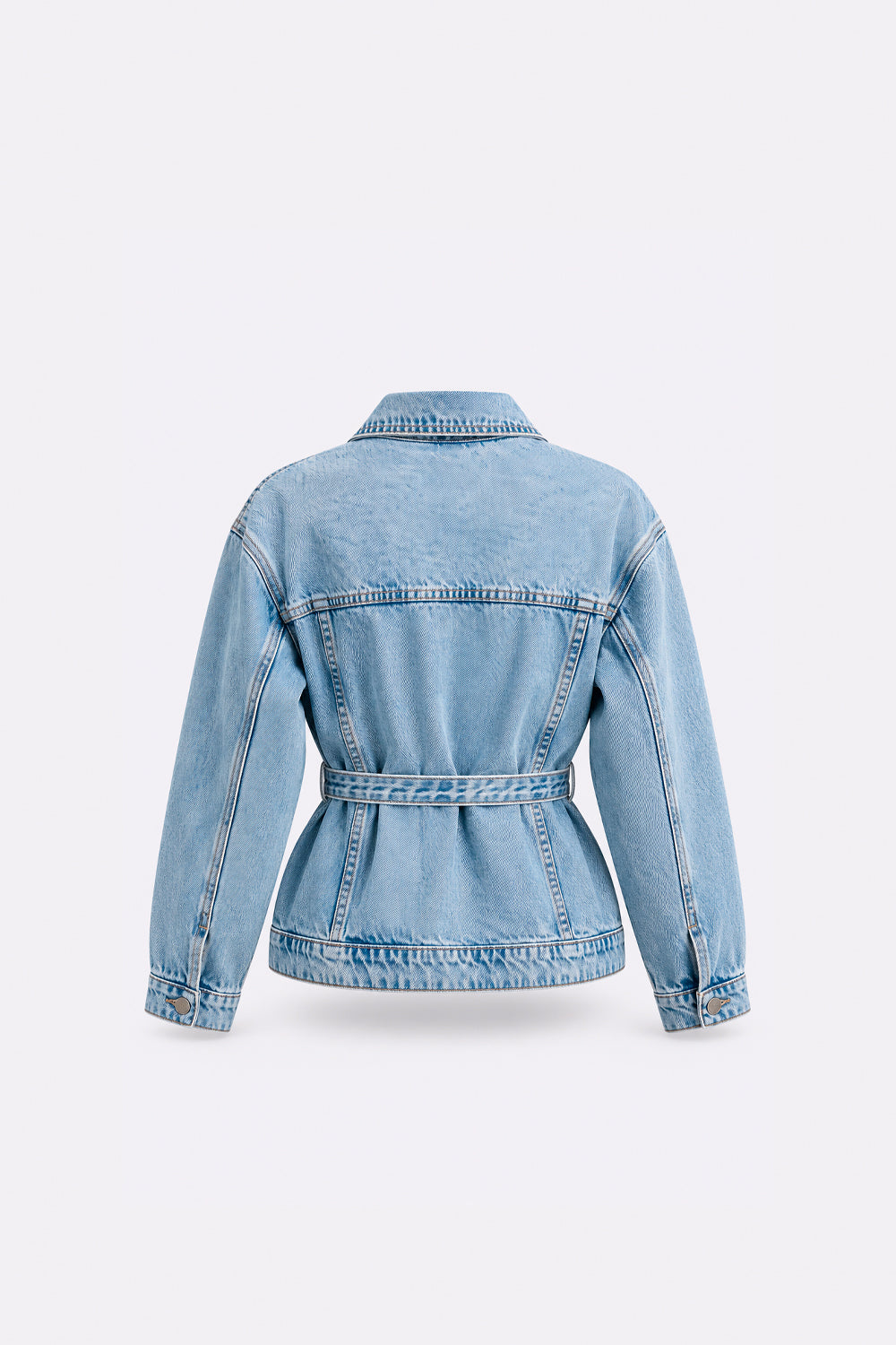 Casaca Denim Cinturón - Bleach