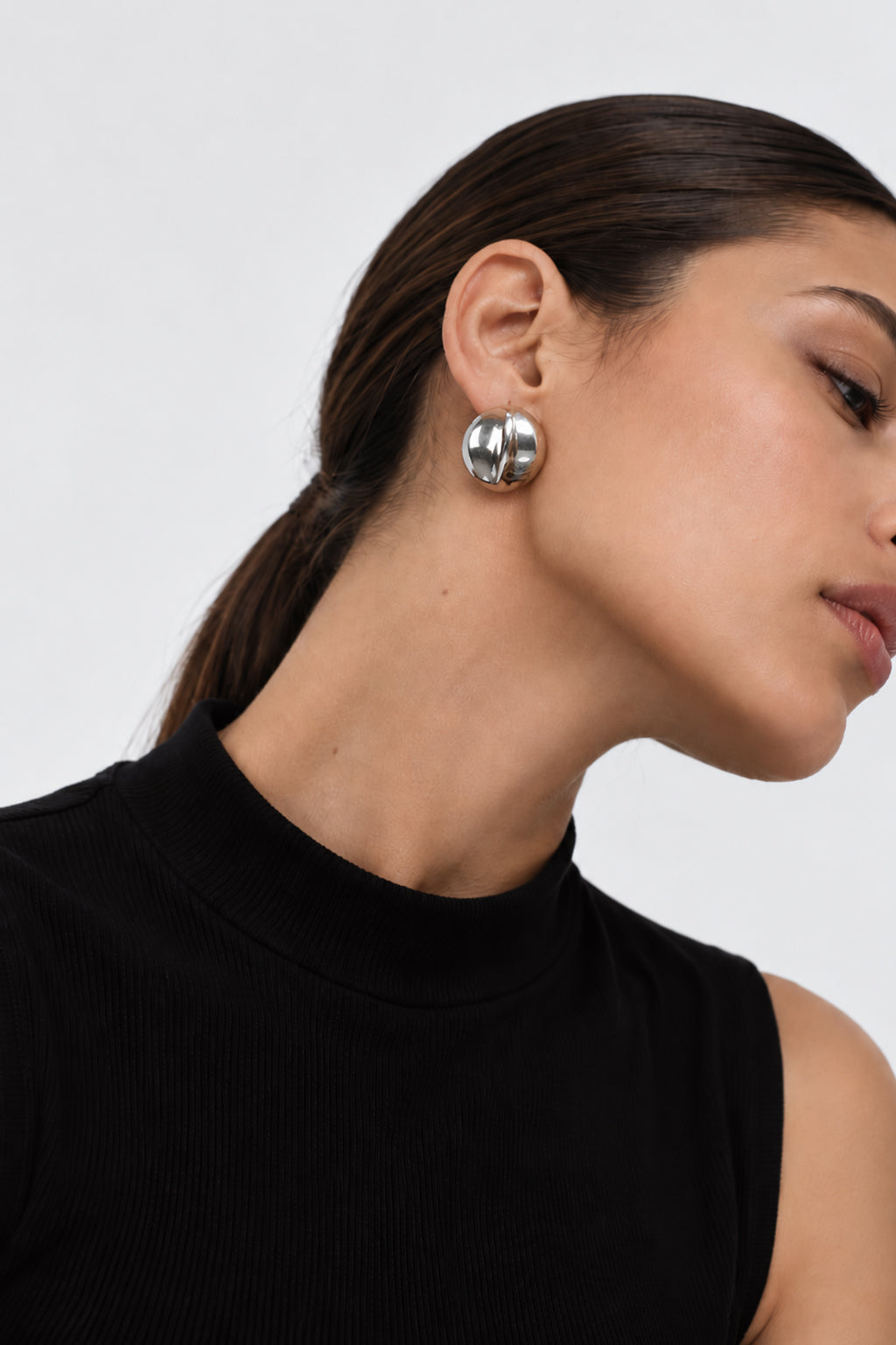 Aretes Retorcido - foto en modelo 2