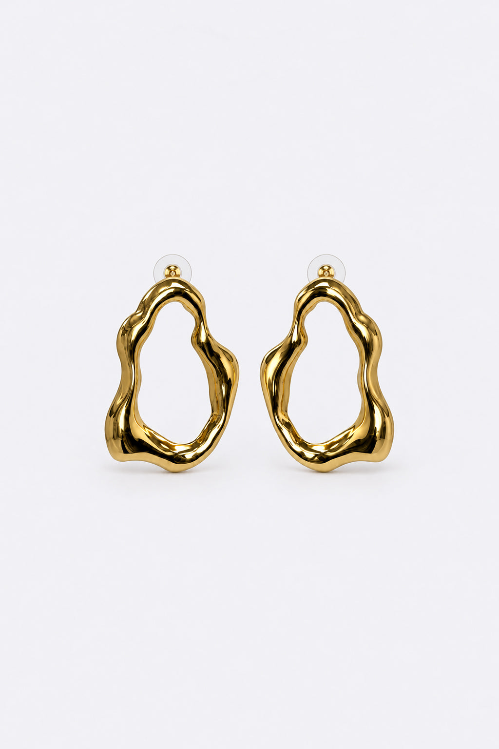 Aretes Aro Irregular