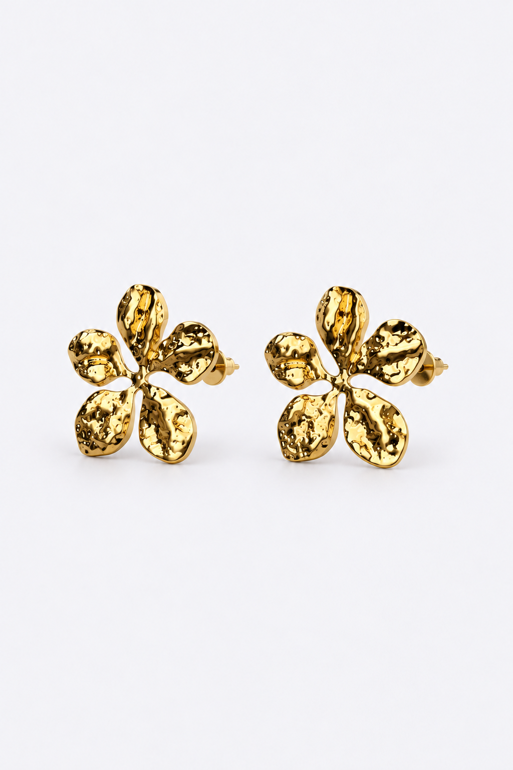 Aretes Flor Textura