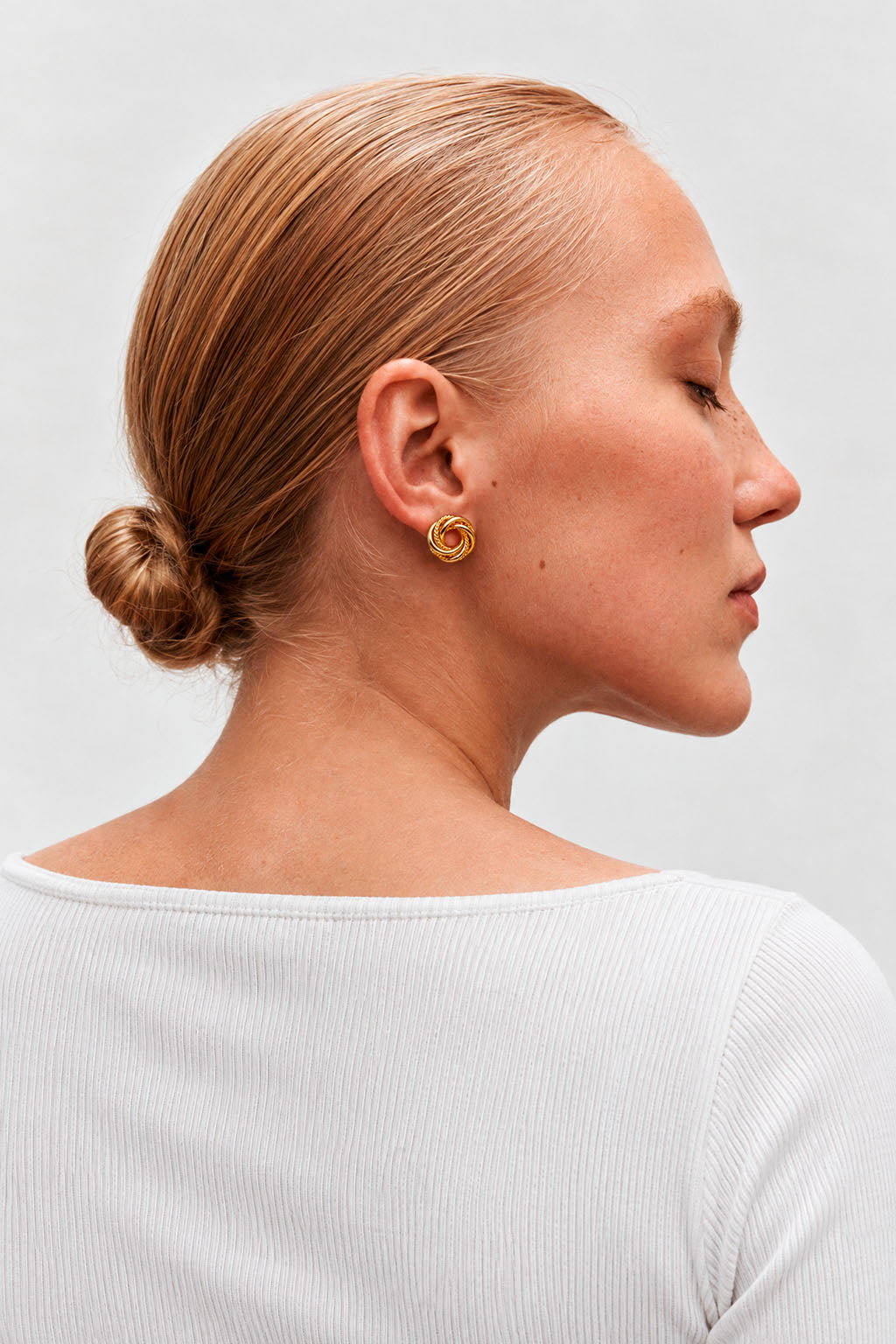 Aretes Nudo Circular