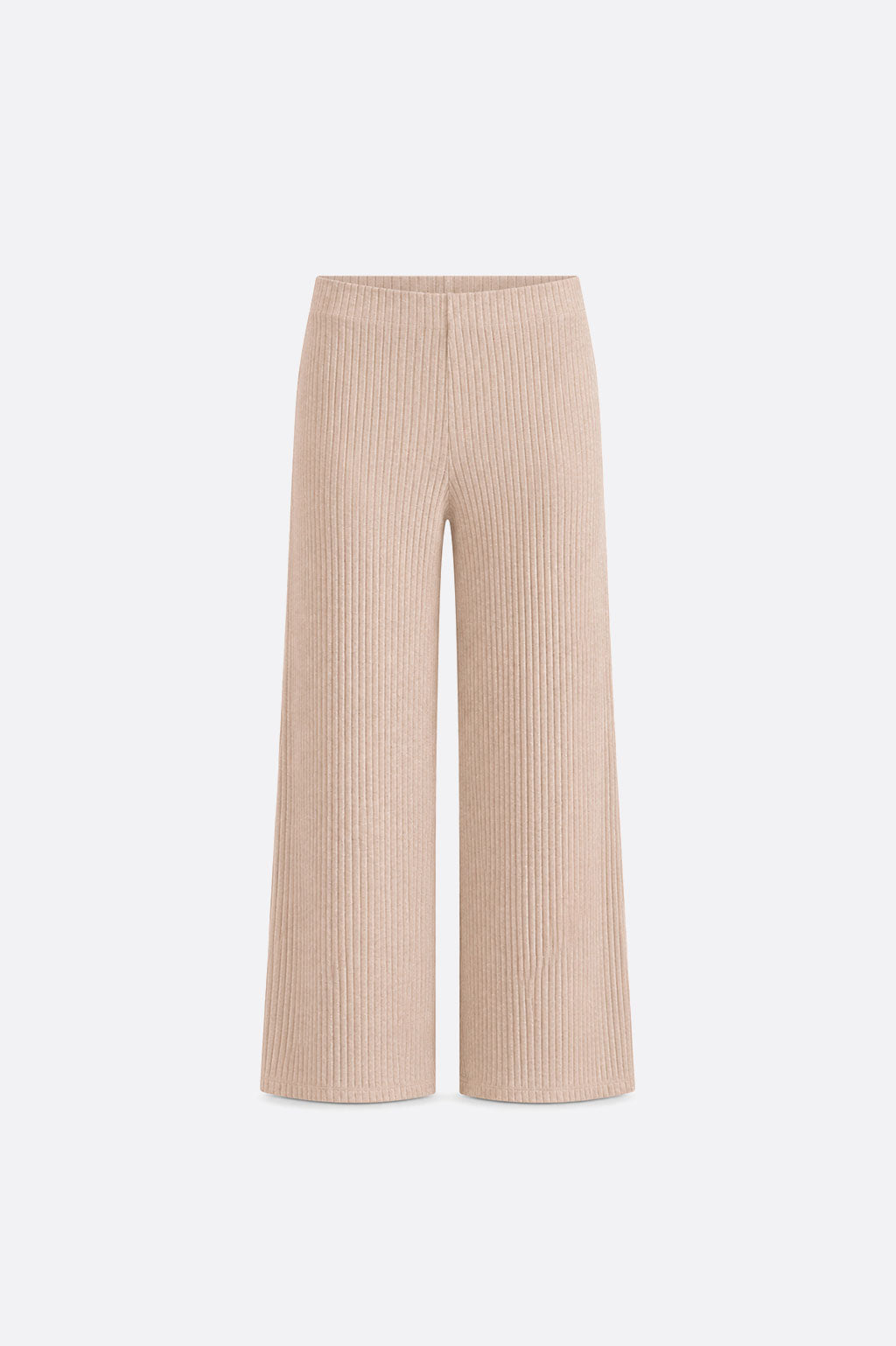 Pantalón Rib Straight - Beige