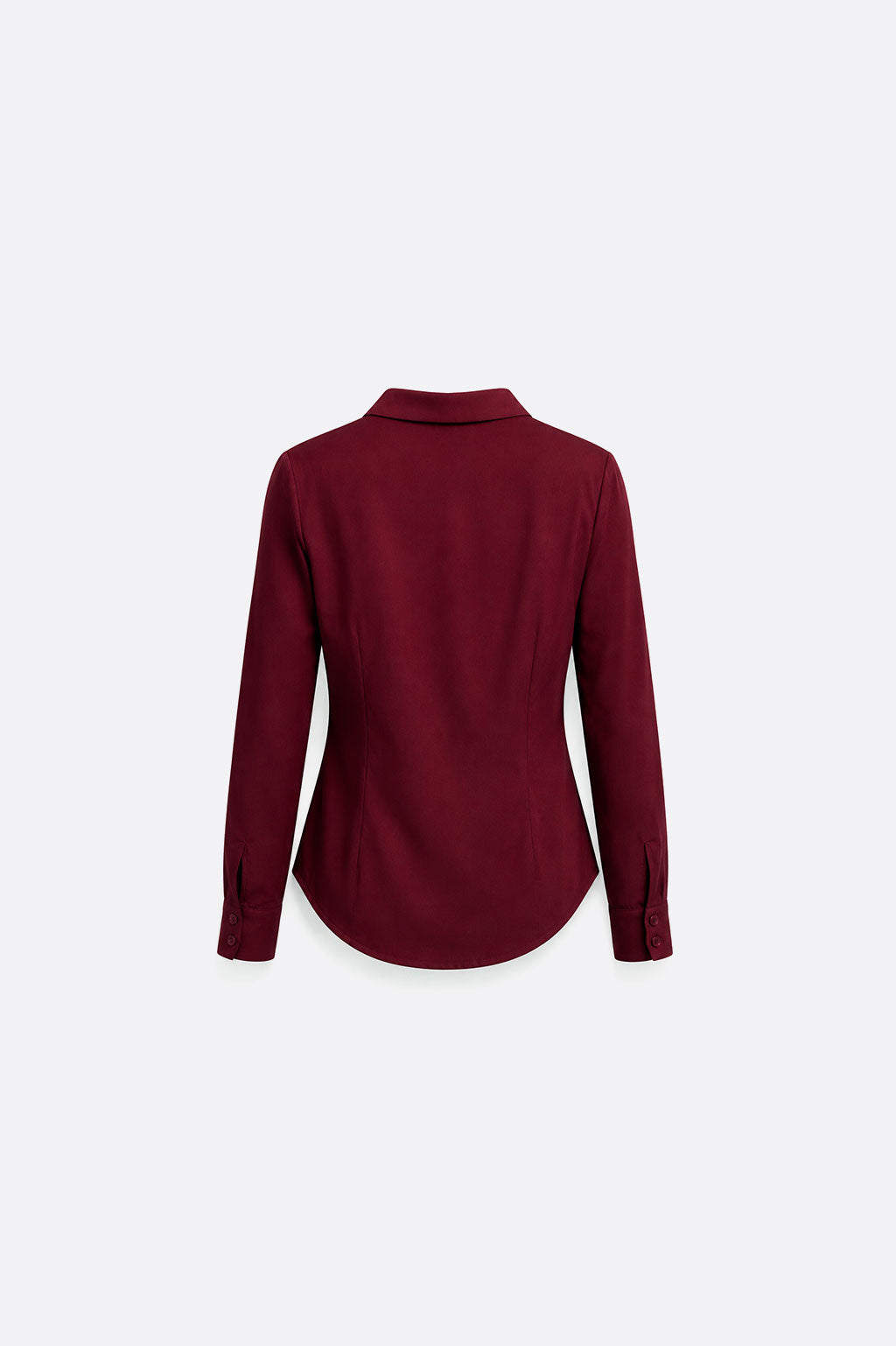 Blusa Satín Luxe - Burgundy