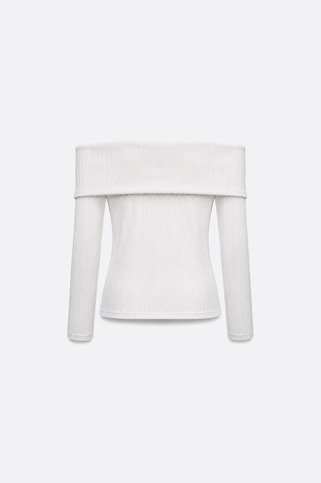 Sweater Cruzado Off Shoulder - Hueso
