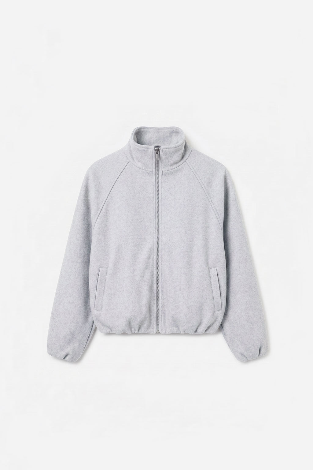 Casaca Bomber Manga Raglán - Gris
