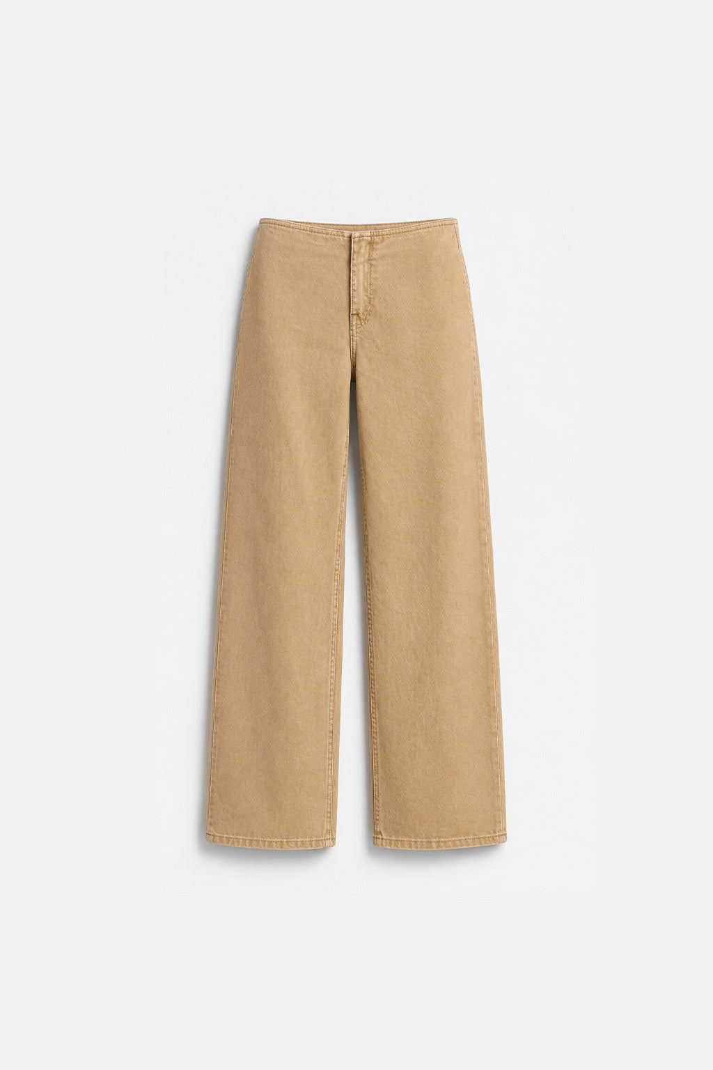 Pantalón Drill Recto - Topo